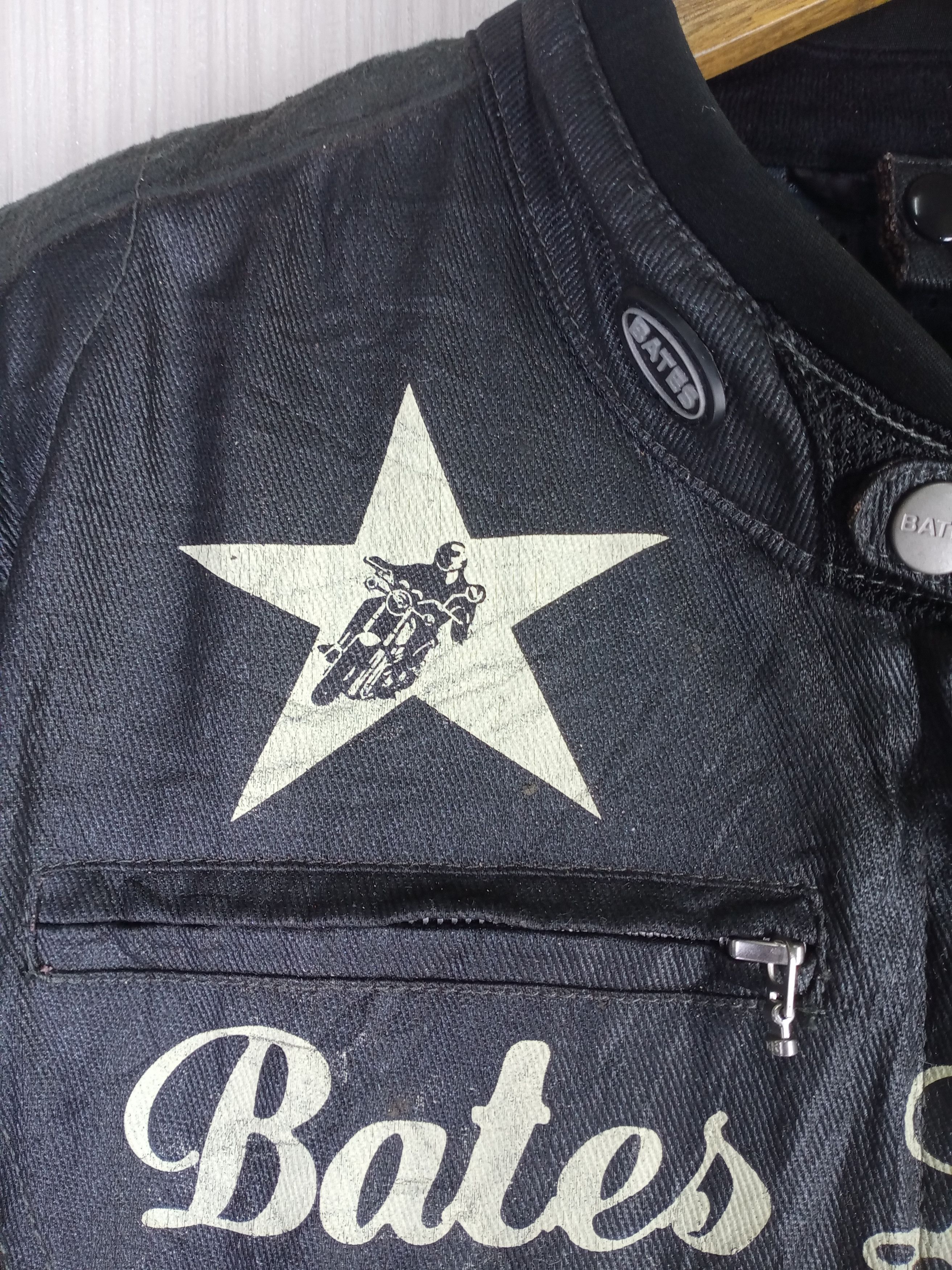 Bates Hats Custom Bates Leather Long Beach California Biker Jacket Size US XL / EU 56 / 4 - 15 Thumbnail