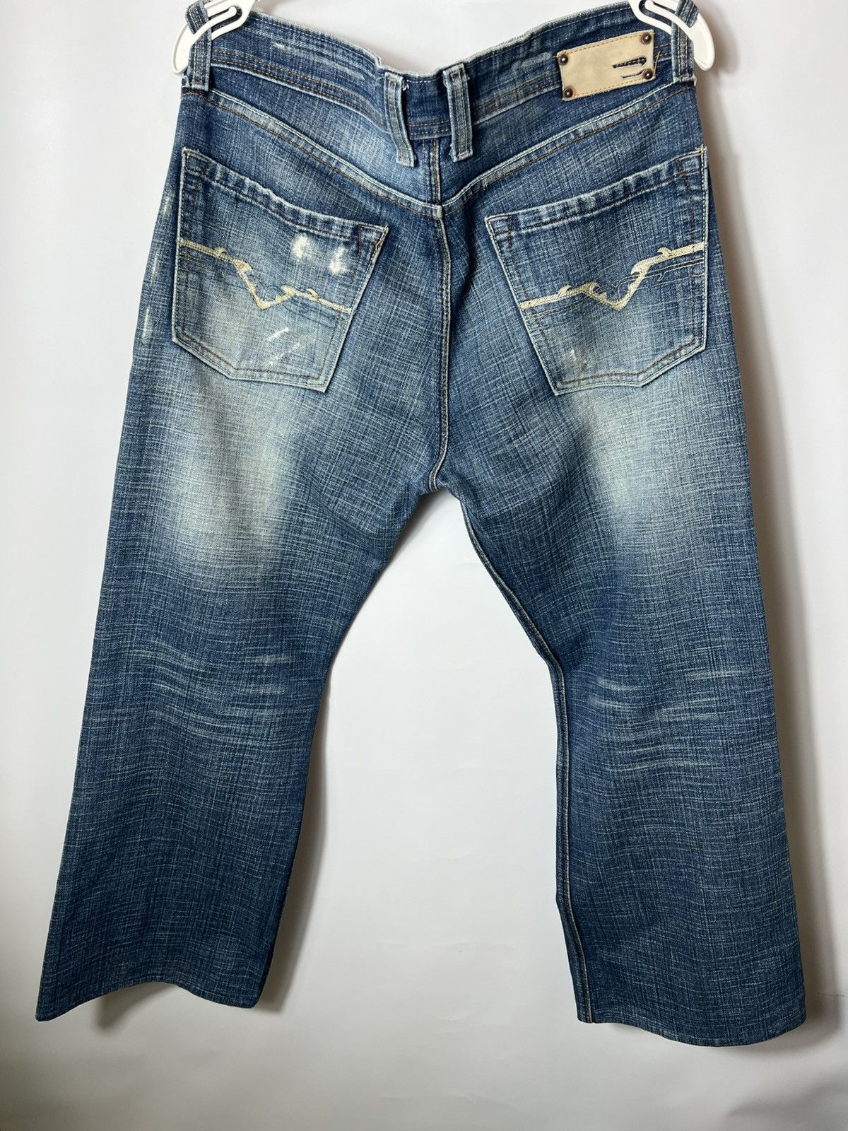 Diesel Vintage streetwear y2k sk8 Diesel Distressed Denim Pants Size US 36 / EU 52 - 10 Thumbnail