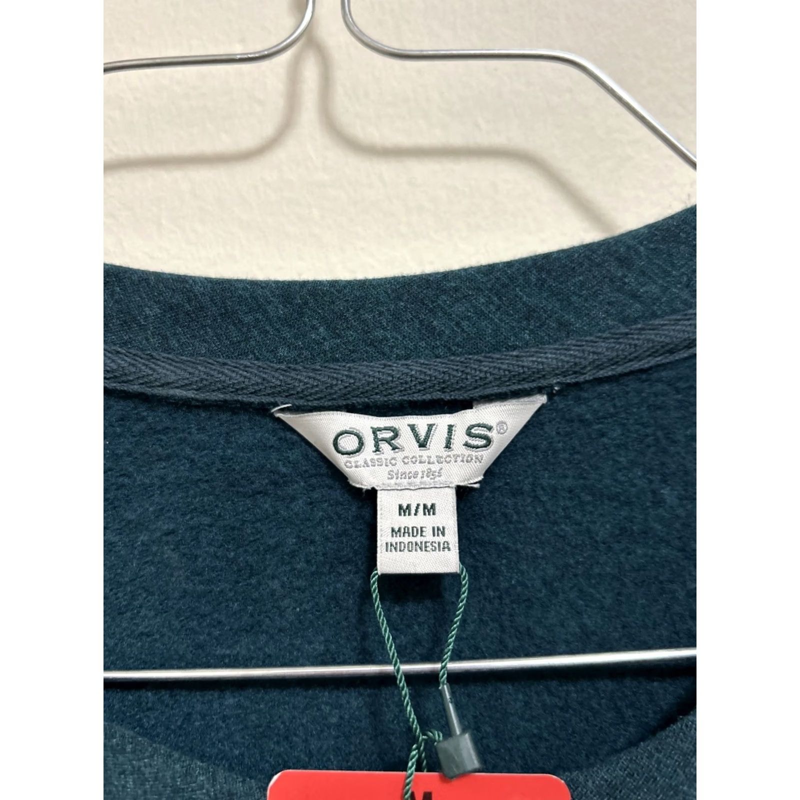 Orvis Orvis Cozy Pullover Womens M Teal Relaxed Fit Lightweight Sweater Sweatshirt Size M / US 6-8 / IT 42-44 - 4 Thumbnail