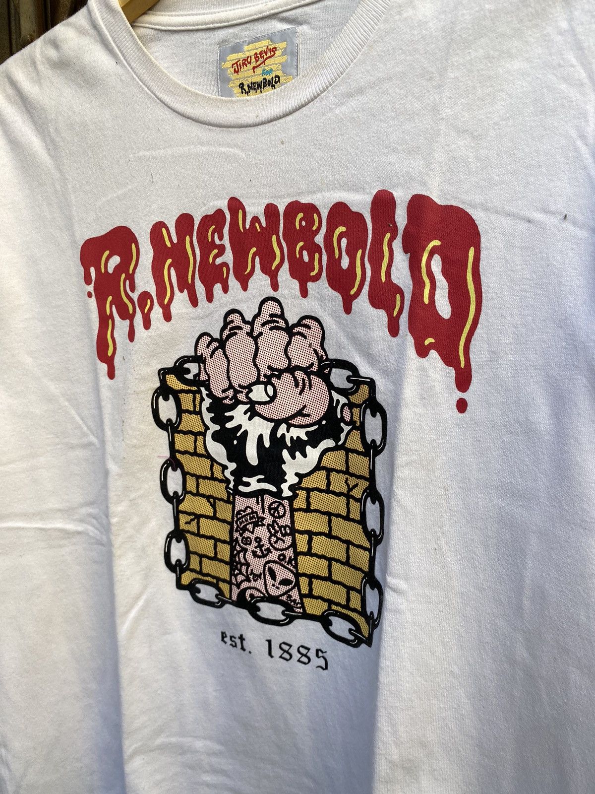 Japanese Brand Vintage R. Newbold X Jiro Bevis Tee Size US M / EU 48-50 / 2 - 2 Thumbnail