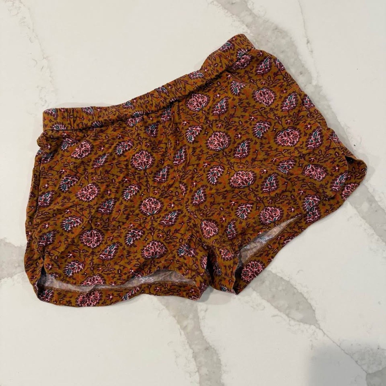 Madewell Madewell Drapey PullOn Paisley Festival Shorts Womens Medium Size 30" / US 8 / IT 44 - 1 Thumbnail