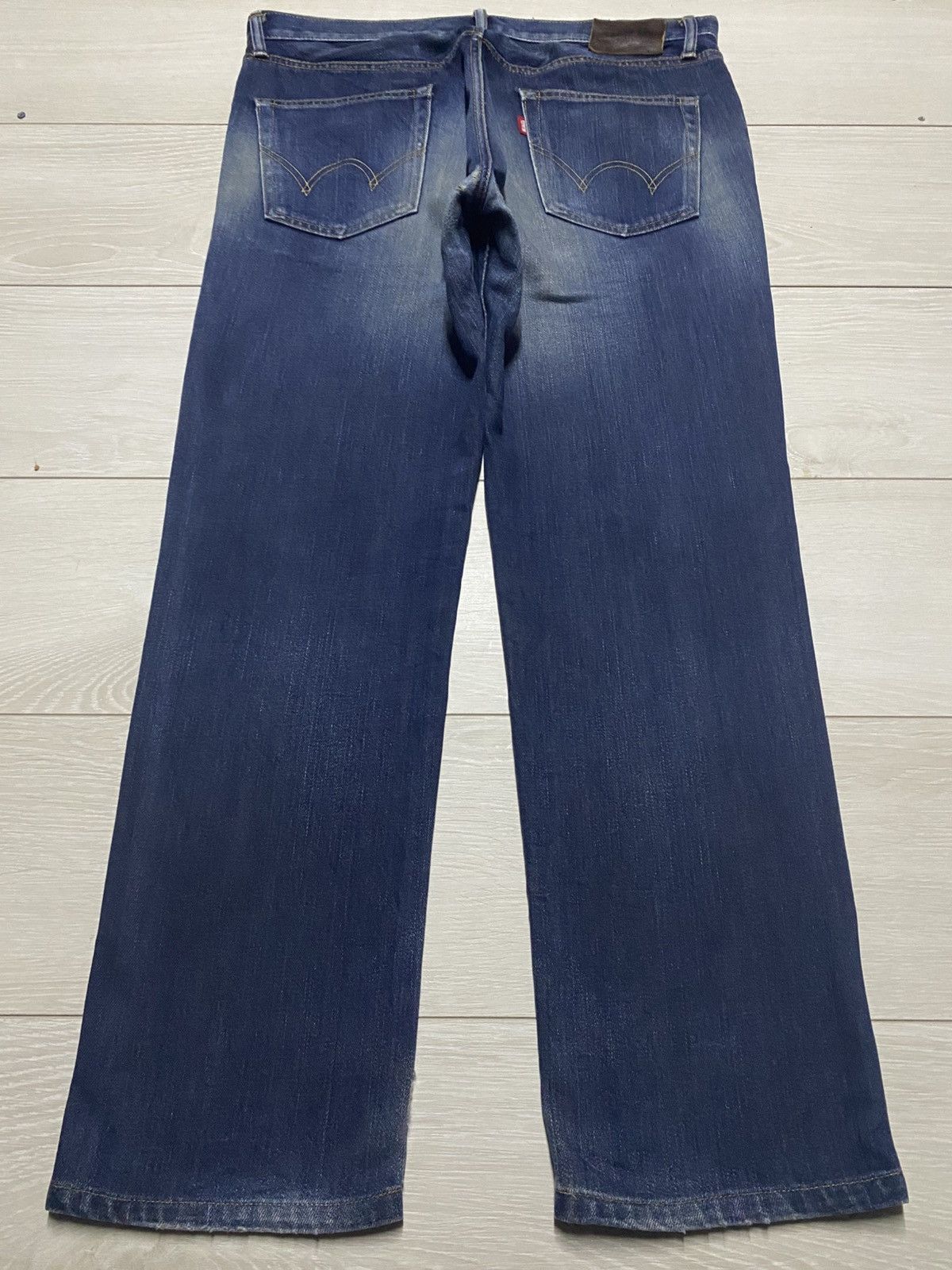 Edwin Vintage Japanese Brand Edwin 502 Mud Wash Distressed Jeans Size US 36 / EU 52 - 2 Thumbnail