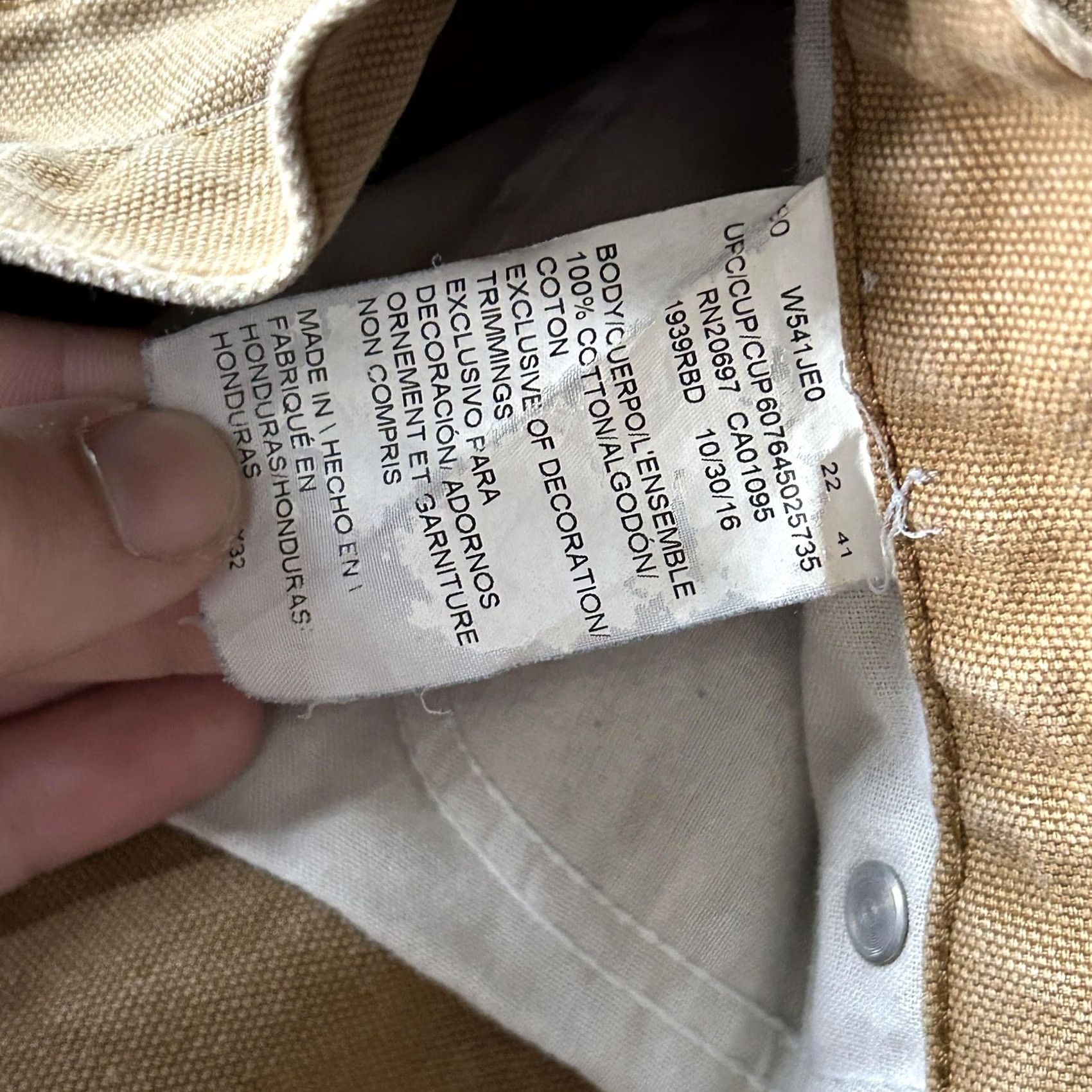 Dickies Dickies Pants Mens 36x30 Brown Canvas Carpenter Workwear Straight Leg Utility Shirt Pants Women Men? Size US 36 / EU 52 - 5 Thumbnail