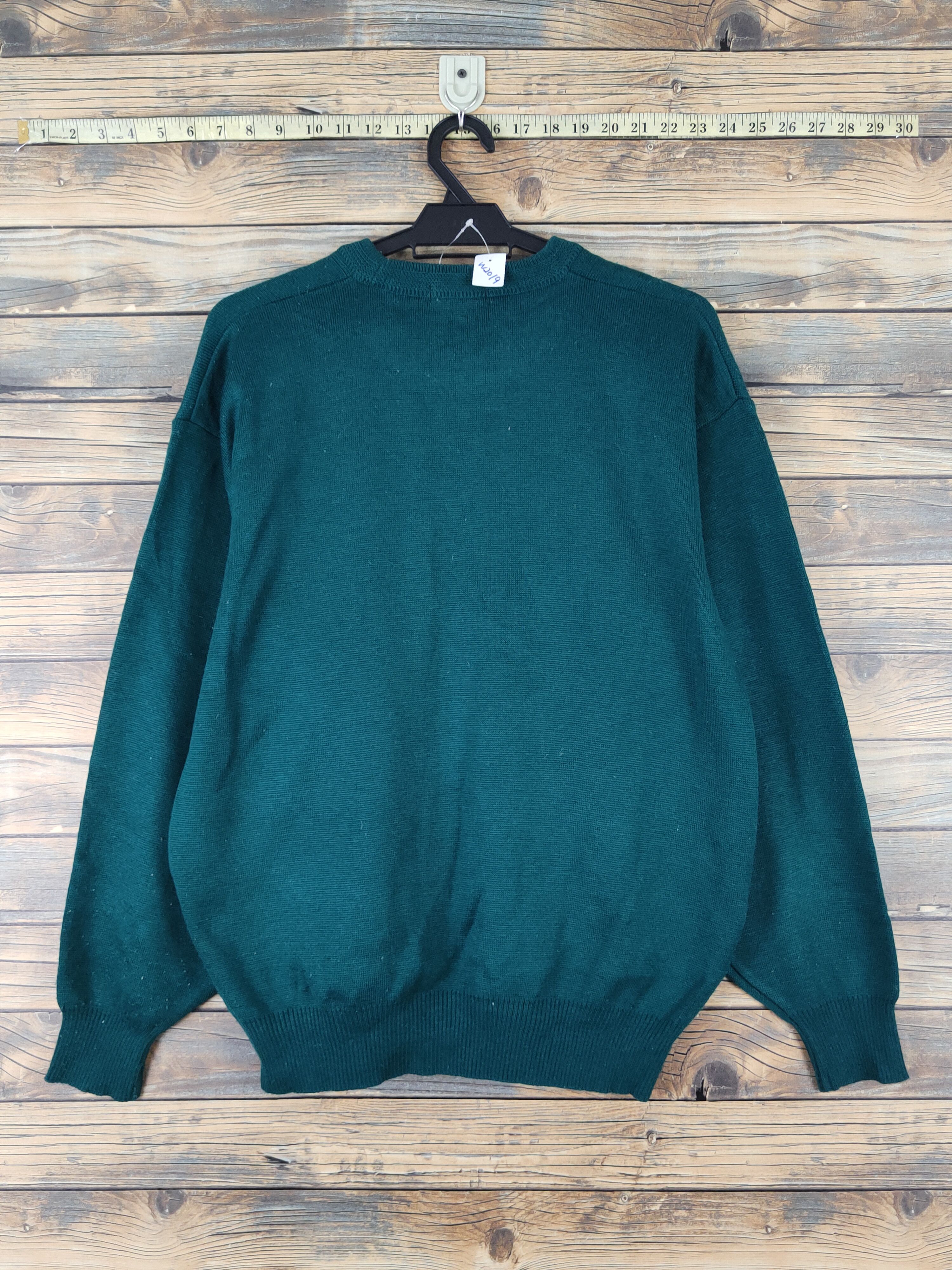 Homespun Knitwear Minsieur Greco Green Knitwear vintage Sweatshirts #W2019 Size US L / EU 52-54 / 3 - 8 Thumbnail