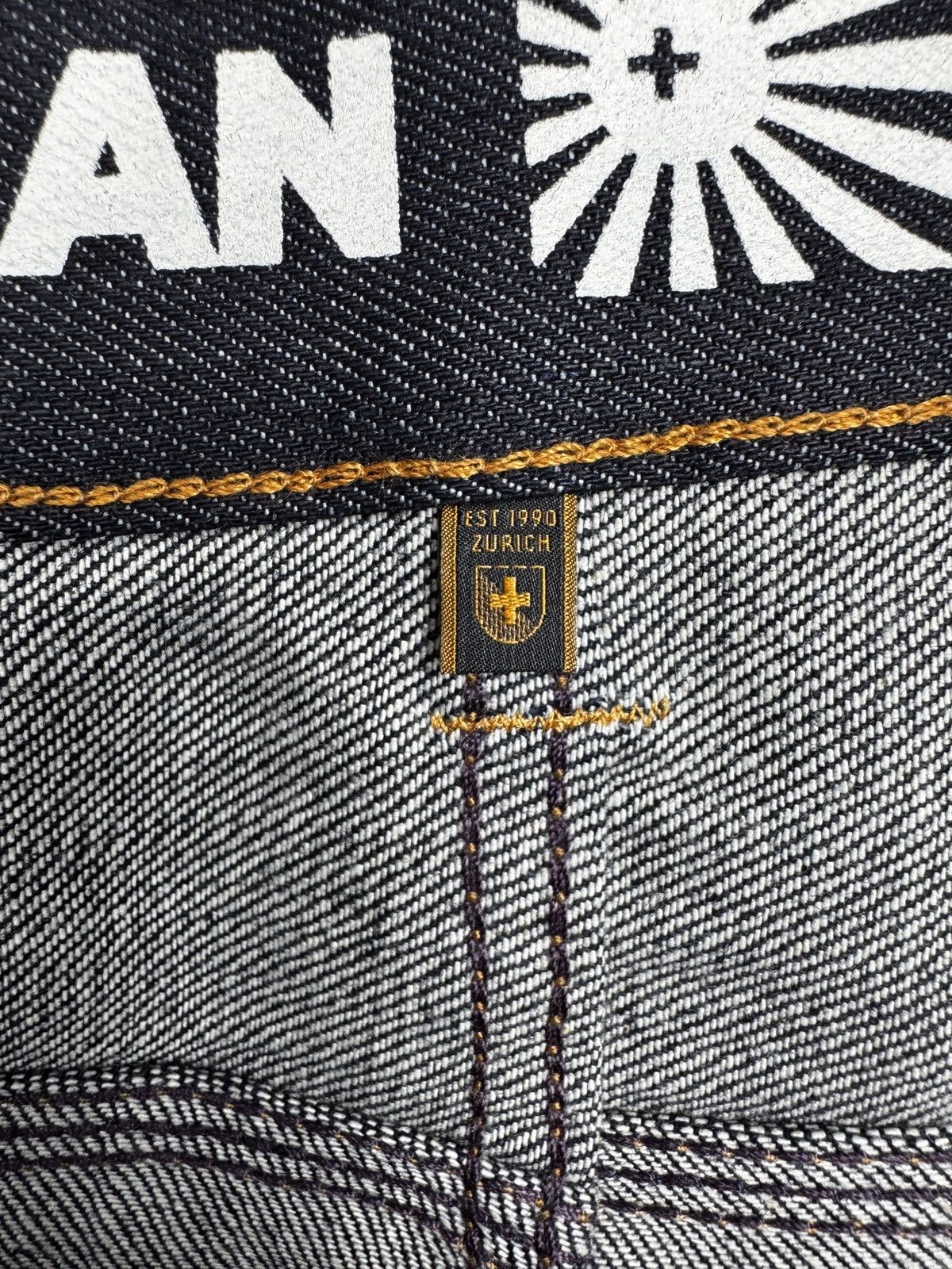Other Upper Class Denim Rough Japan Selvage 12 oz Raw T3T Kurabo Size US 33 - 16 Thumbnail