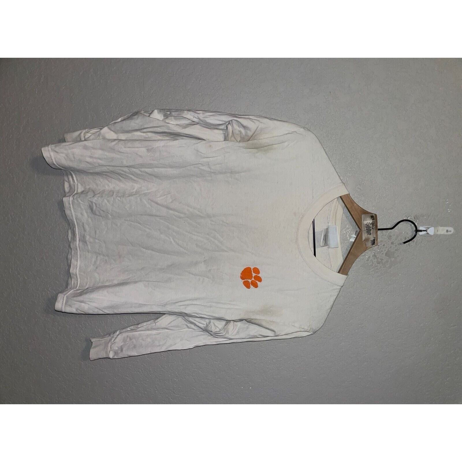 NCAA Vintage Clemson Long Sleeve Shirt Flags of College Tee Small Size US S / EU 44-46 / 1 - 2 Thumbnail