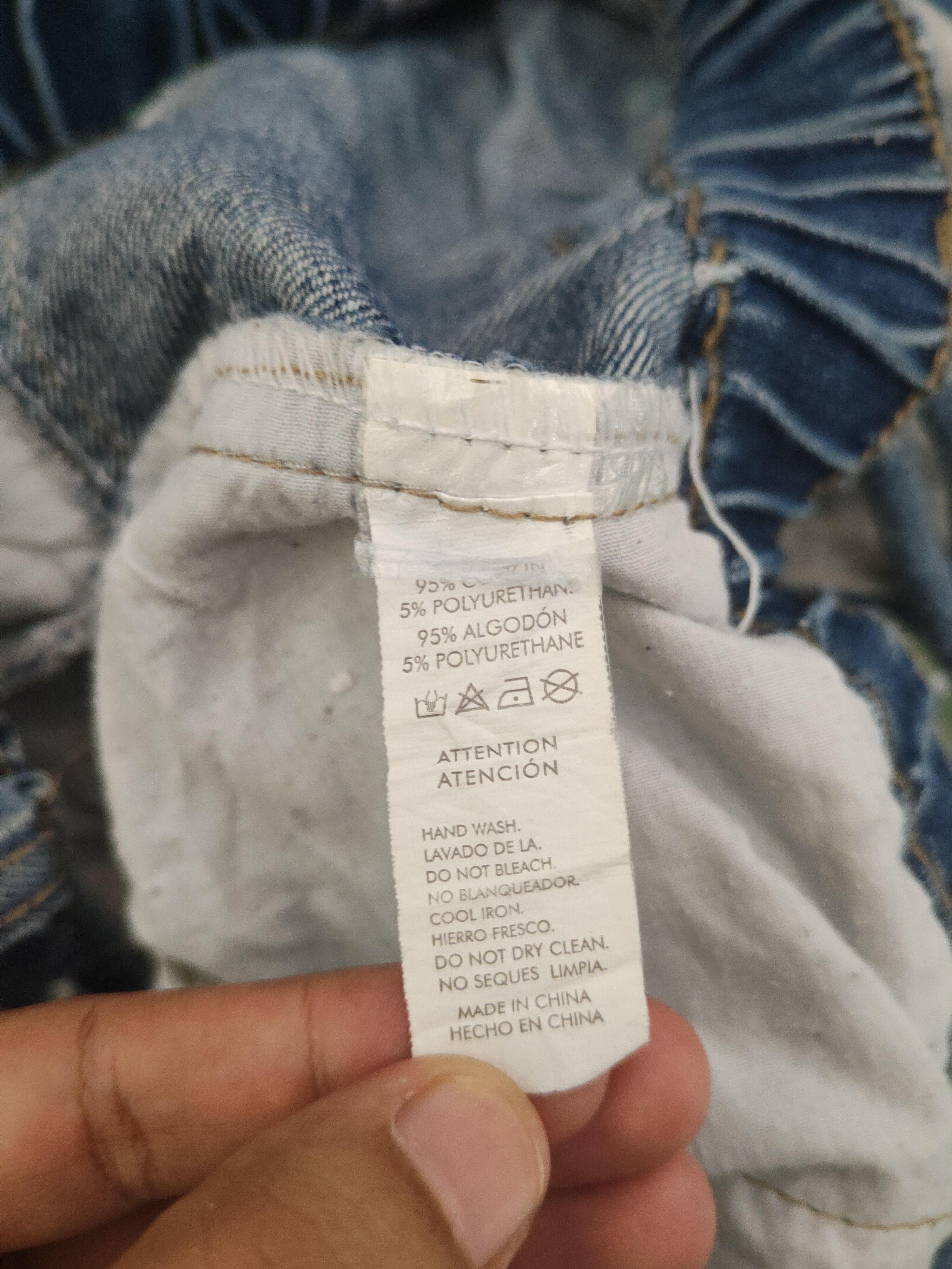 Japanese Brand DL Japanese Brand Blue Gray Multipocket Half Jeans# 46-004 Size 28" / US 6 / IT 42 - 12 Thumbnail