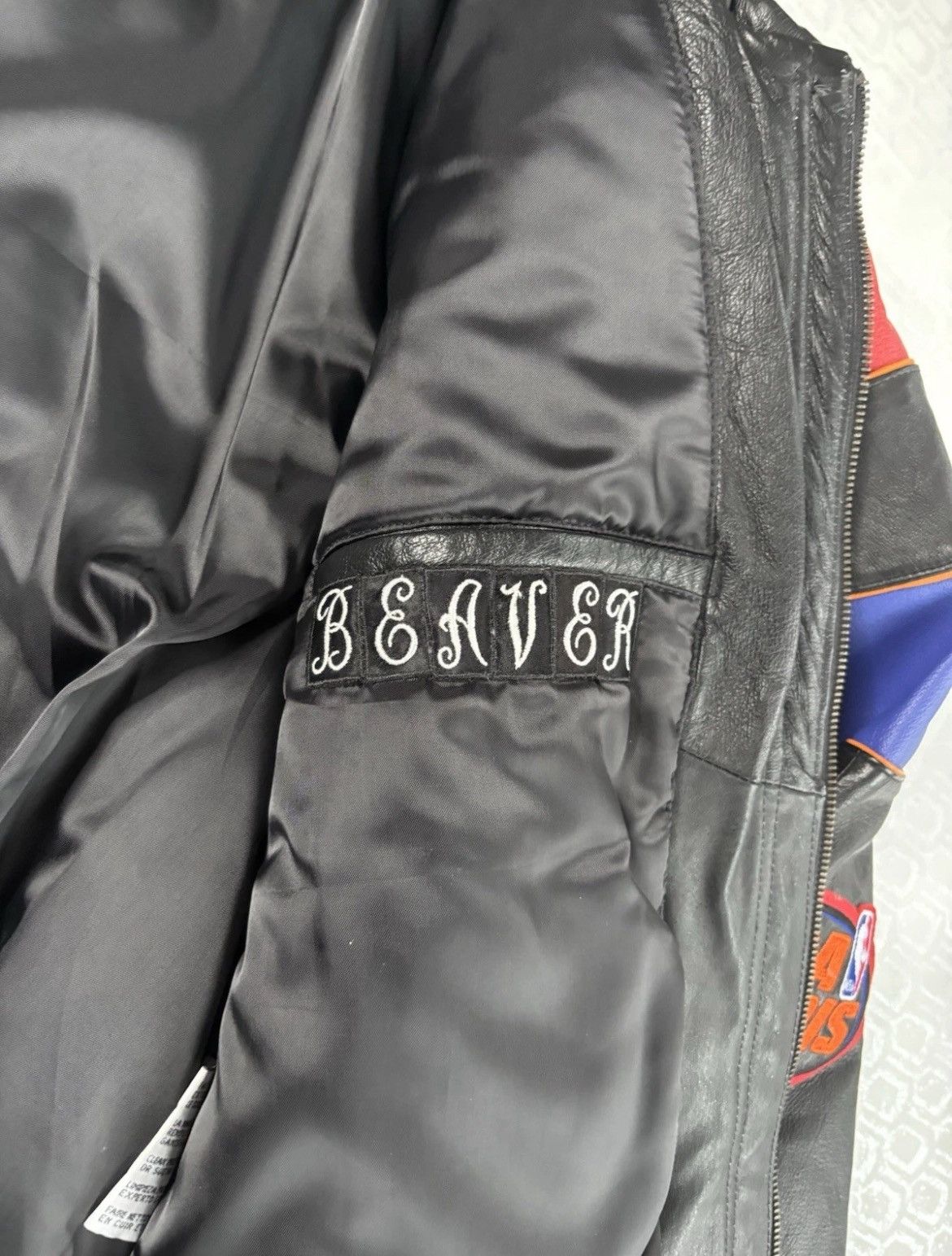 Jeff Hamilton Jeff Hamilton 1998 3-Peat Leather Jacket Size US XXL / EU 58 / 5 - 15 Thumbnail