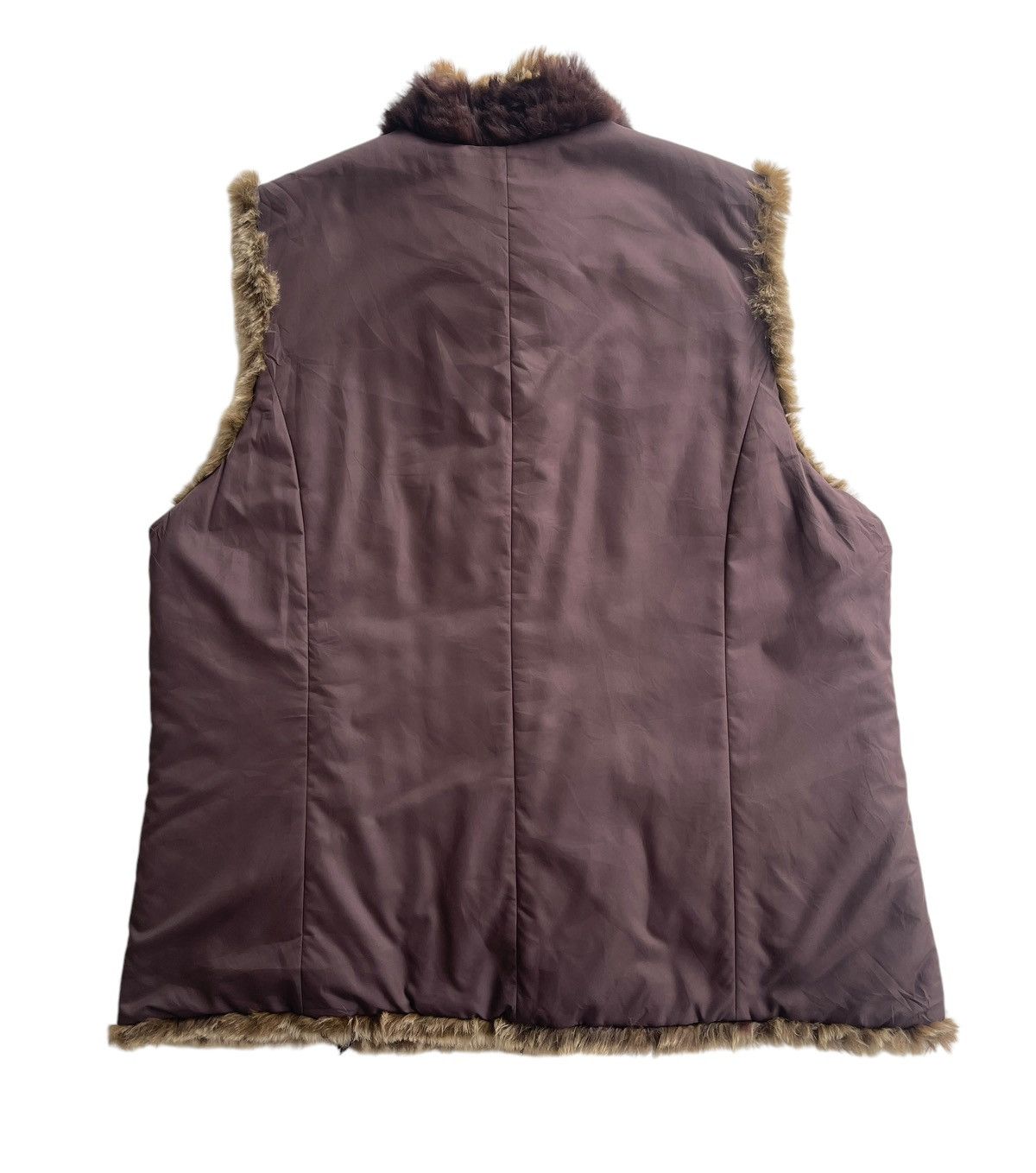 Japanese Brand Rosase Club Rabbit Fur Reversible Vest Jacket Size L / US 10 / IT 46 - 6 Thumbnail