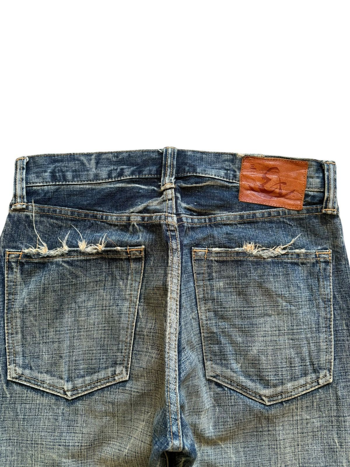 Eternal Vintage Japanese Eternal Mud Wash Distressed Loose Jeans Size US 30 / EU 46 - 8 Thumbnail