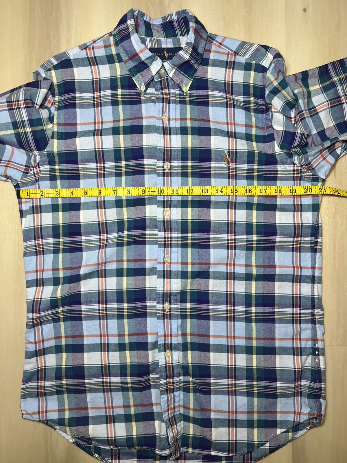 Polo Ralph Lauren Polo Ralph Lauren Plaid Oxford Button Down Shirt Classic Fit Size US S / EU 44-46 / 1 - 6 Thumbnail