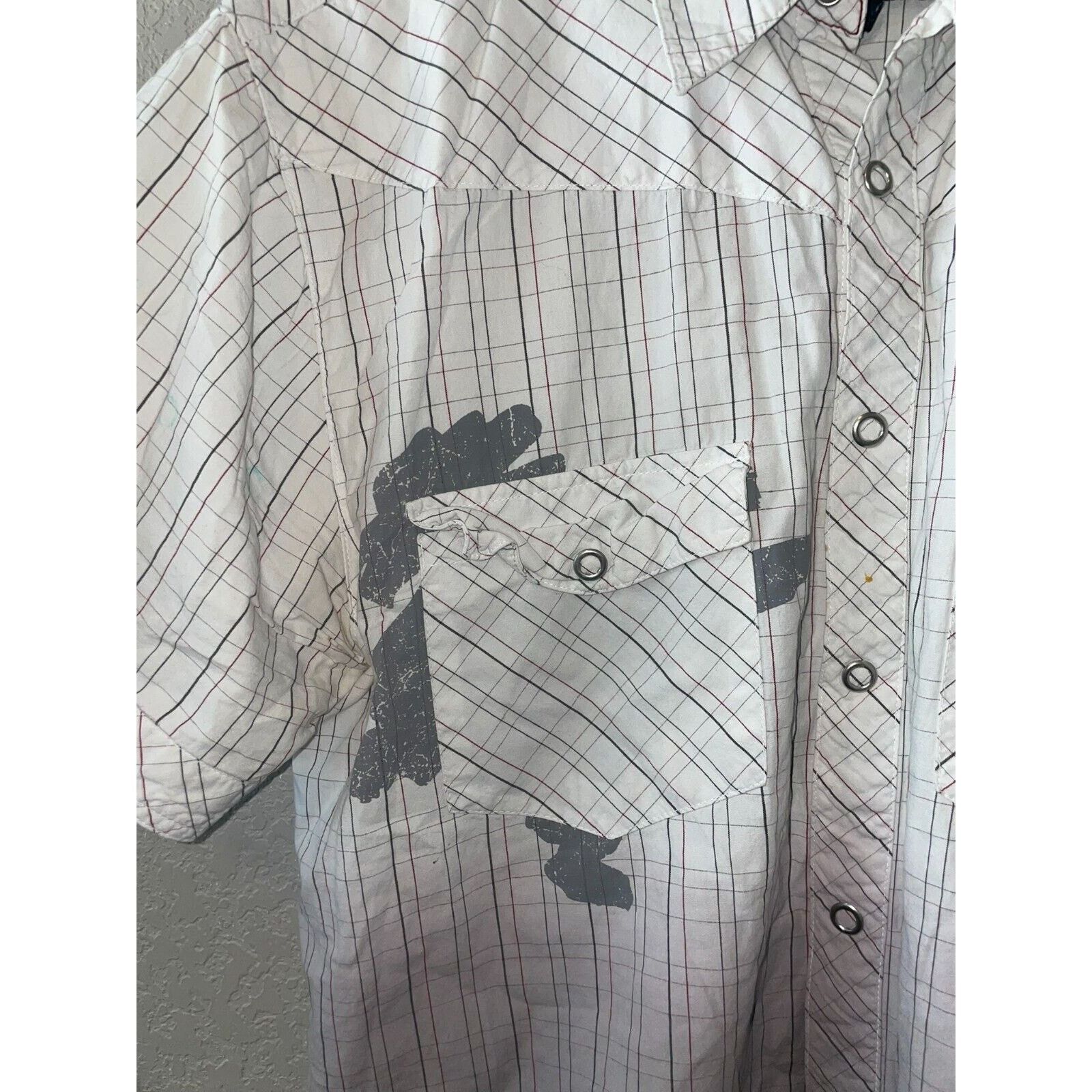 Other Y2K Desert Rock For Life Button Down Short Sleeve Shirt Size US L / EU 52-54 / 3 - 4 Thumbnail
