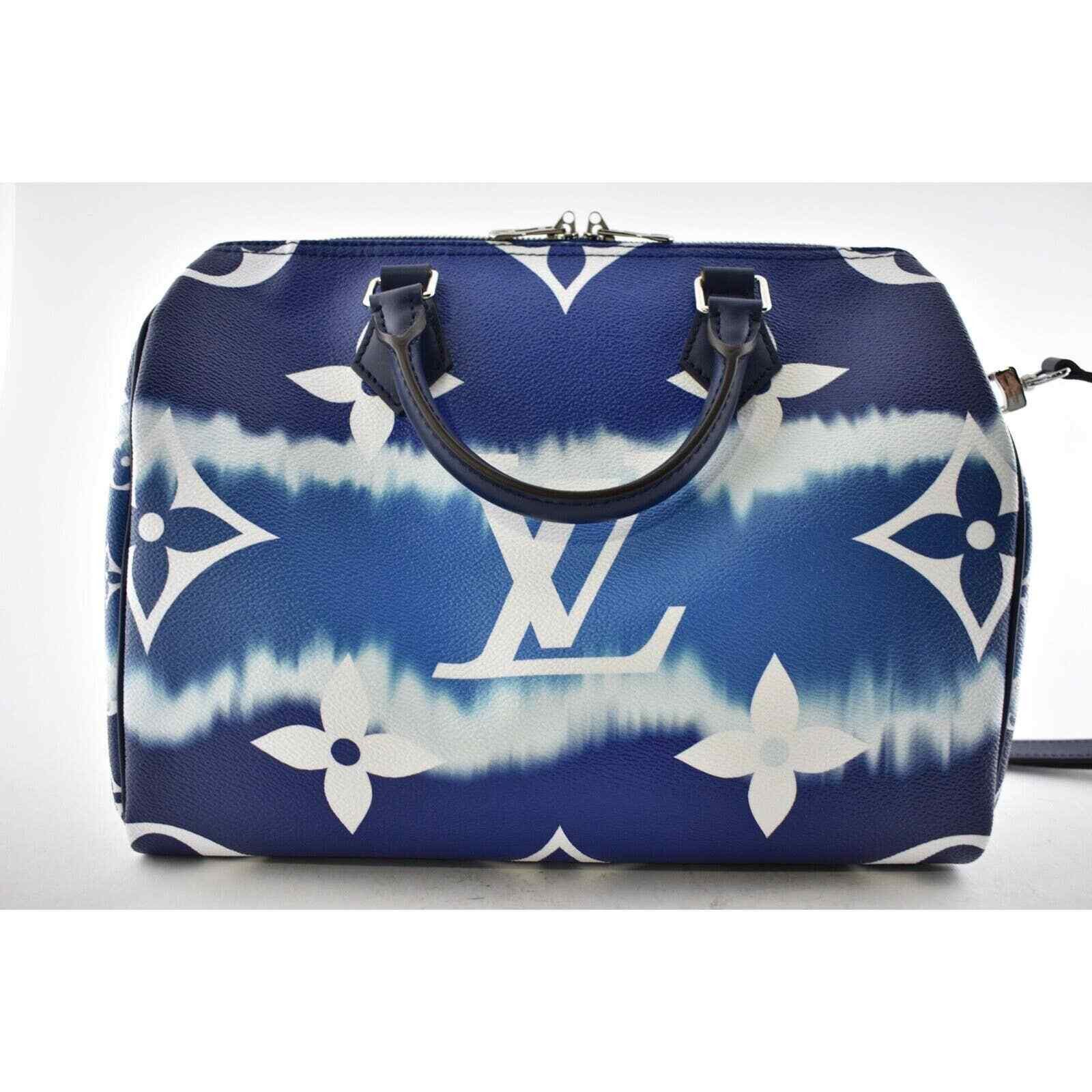 Louis Vuitton Louis Vuitton Blue White Monogram Crossbody Bag Size ONE SIZE - 6 Thumbnail