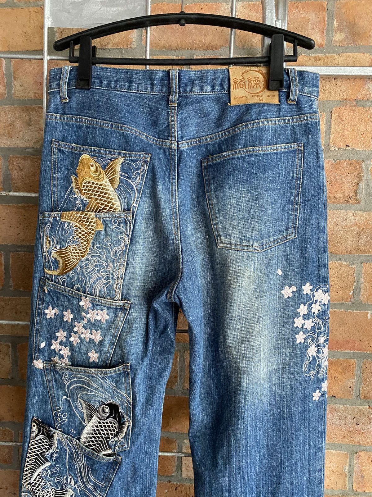 Japanese Brand Karakuri Tamashii Jeans Size US 35 - 9 Thumbnail