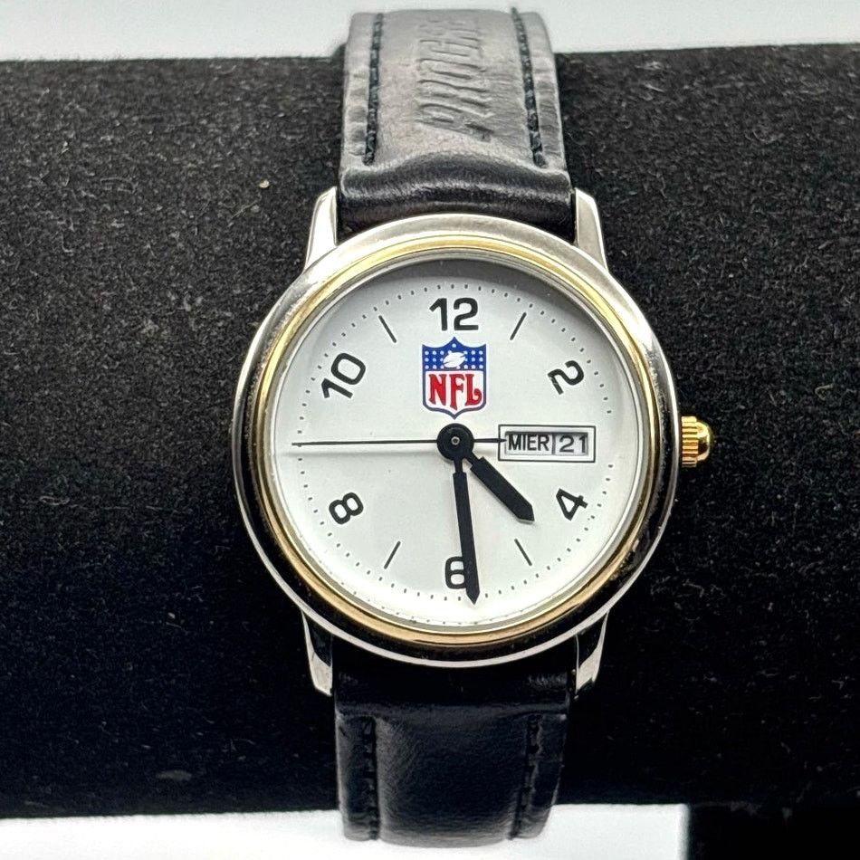 NFL Silver & Black NFL Watch Size ONE SIZE - 1 Thumbnail