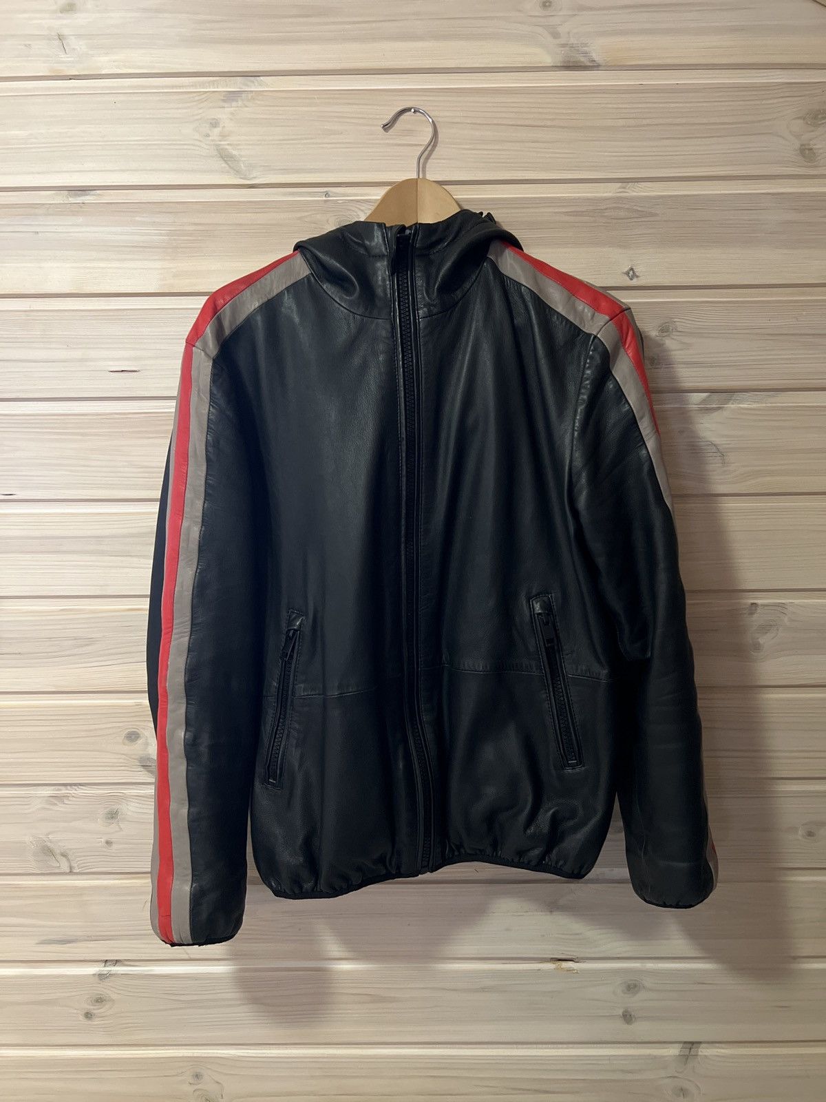 Diesel Diesel Hooded Leather jacket Size US S / EU 44-46 / 1 - 1 Thumbnail