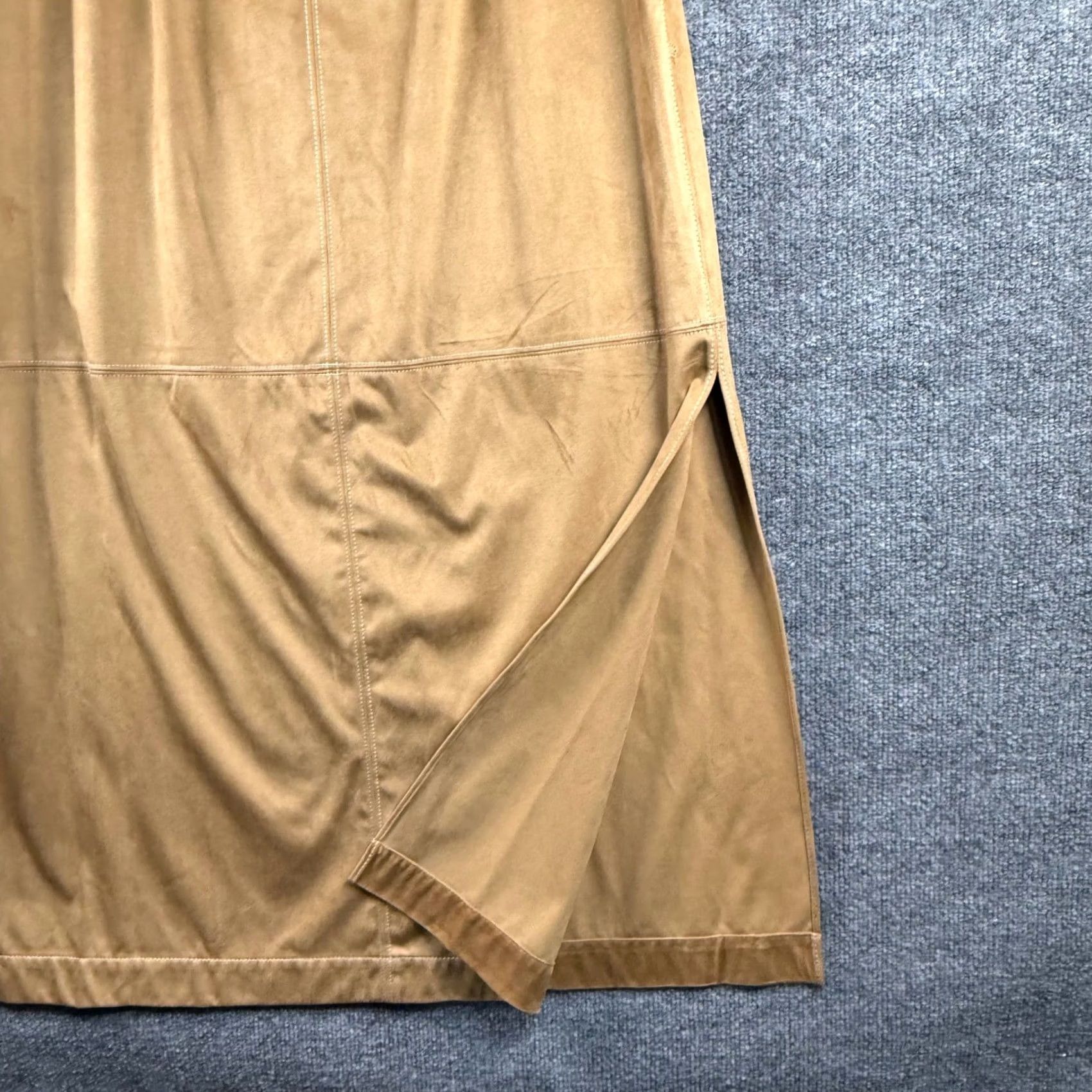 Staud Staud Maxi Skirt Tan Camel Size 10 Tall Pockets Side Slit A-Line 70s Style Boho Western Womens Size 32" / US 10 / IT 46 - 4 Thumbnail