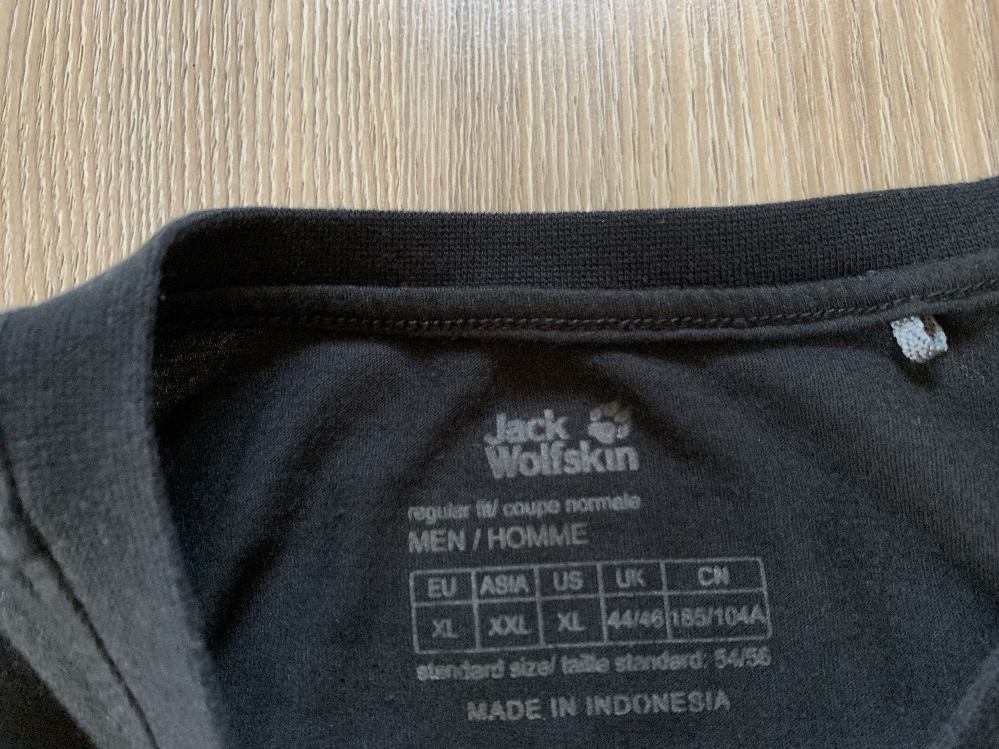 Jack Wolfskin Jack Wolfskin Outdoor Black Short Sleeve T Shirt Size US XL / EU 56 / 4 - 7 Thumbnail