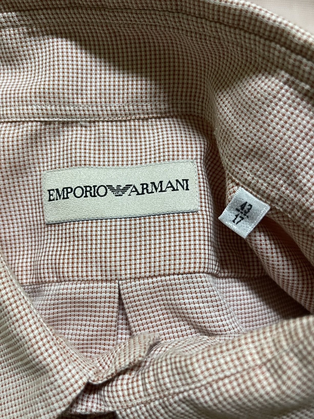 Emporio Armani Emporio Armani Shirt Long Sleeve Size US XL / EU 56 / 4 - 12 Thumbnail