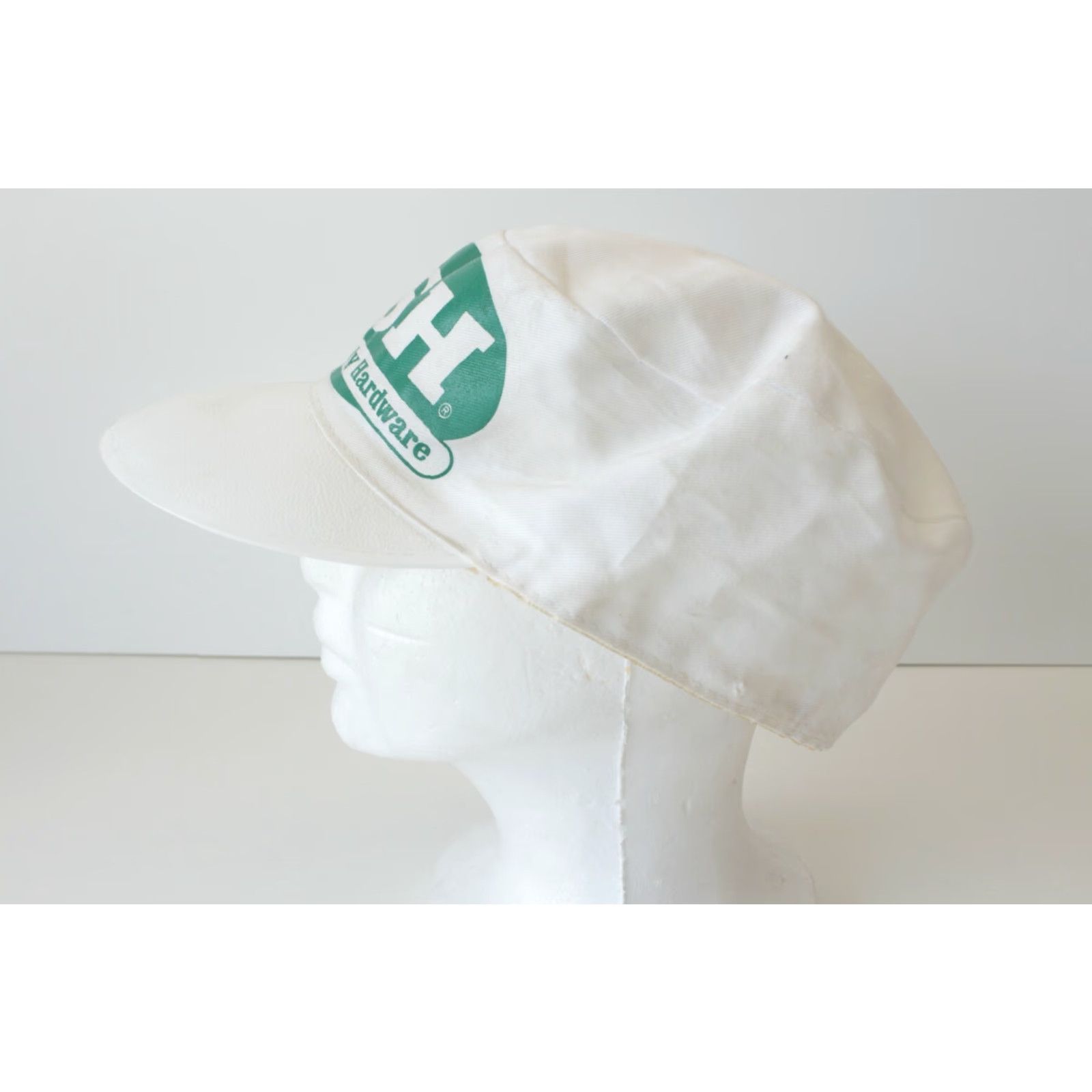 Vintage VINTAGE OSH Orchard Supply Hardware White Green Painters Hat Cap FAST SHIPPING Mens One Size White Painters Cap OSH Hat Vintage Size ONE SIZE - 5 Thumbnail