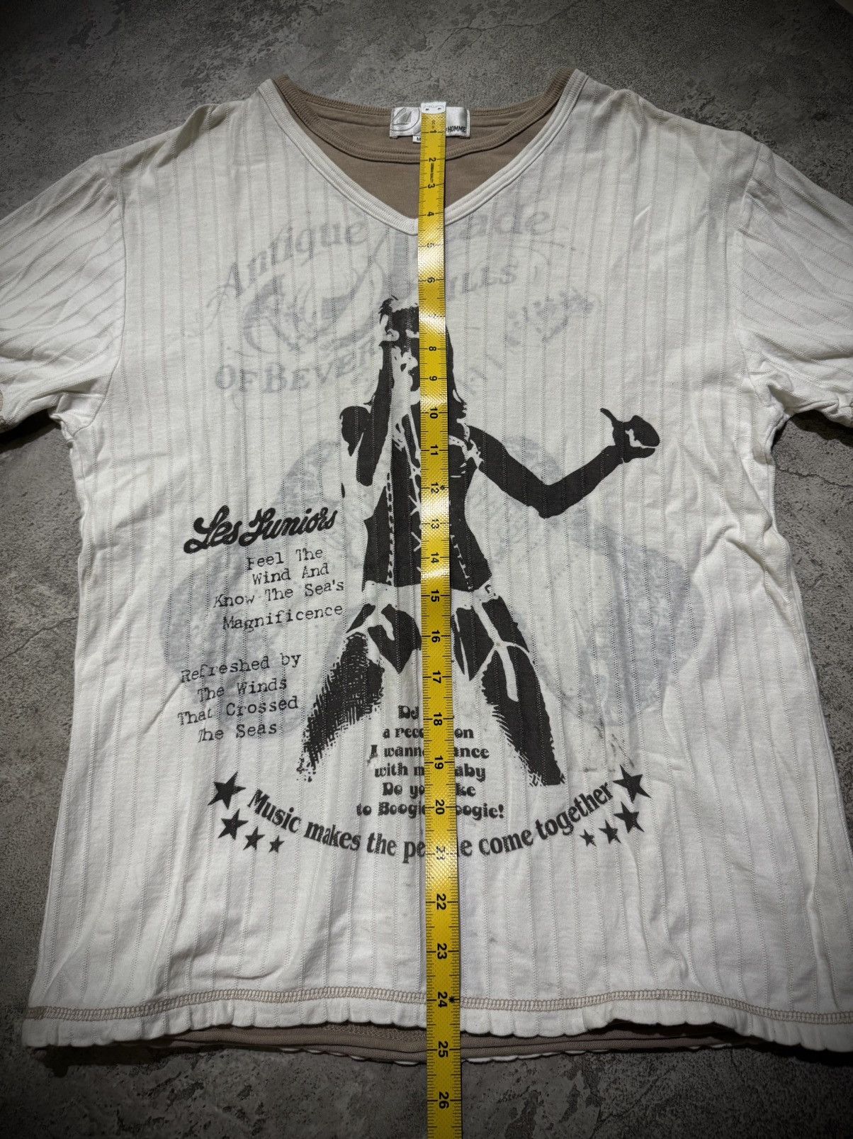 Hysteric Glamour Y2k 31040=Homme double layer ifsixwasnine poem tshirt Size US M / EU 48-50 / 2 - 10 Thumbnail