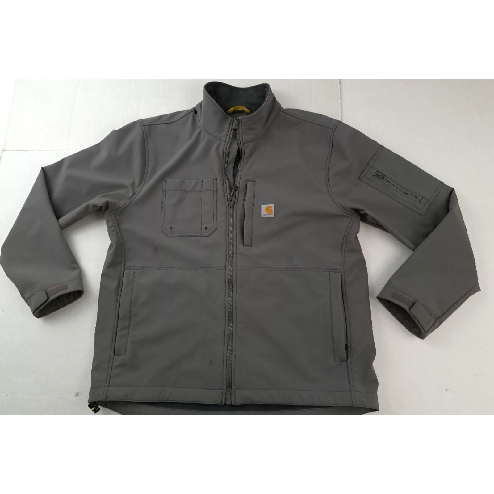 Carhartt VINTAGE Carhartt Rain Defender Soft Shell Grey Zip Jacket XL Unisex Adults Regular Size US XL / EU 56 / 4 - 3 Thumbnail