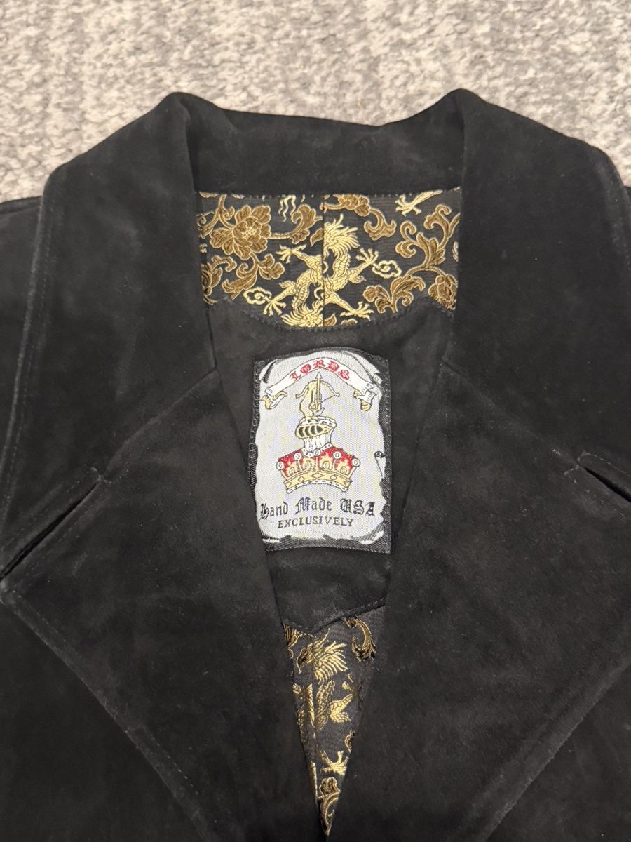Other LORDS OF LA HANDMADE SUEDE JACKET Size 38R - 2 Thumbnail