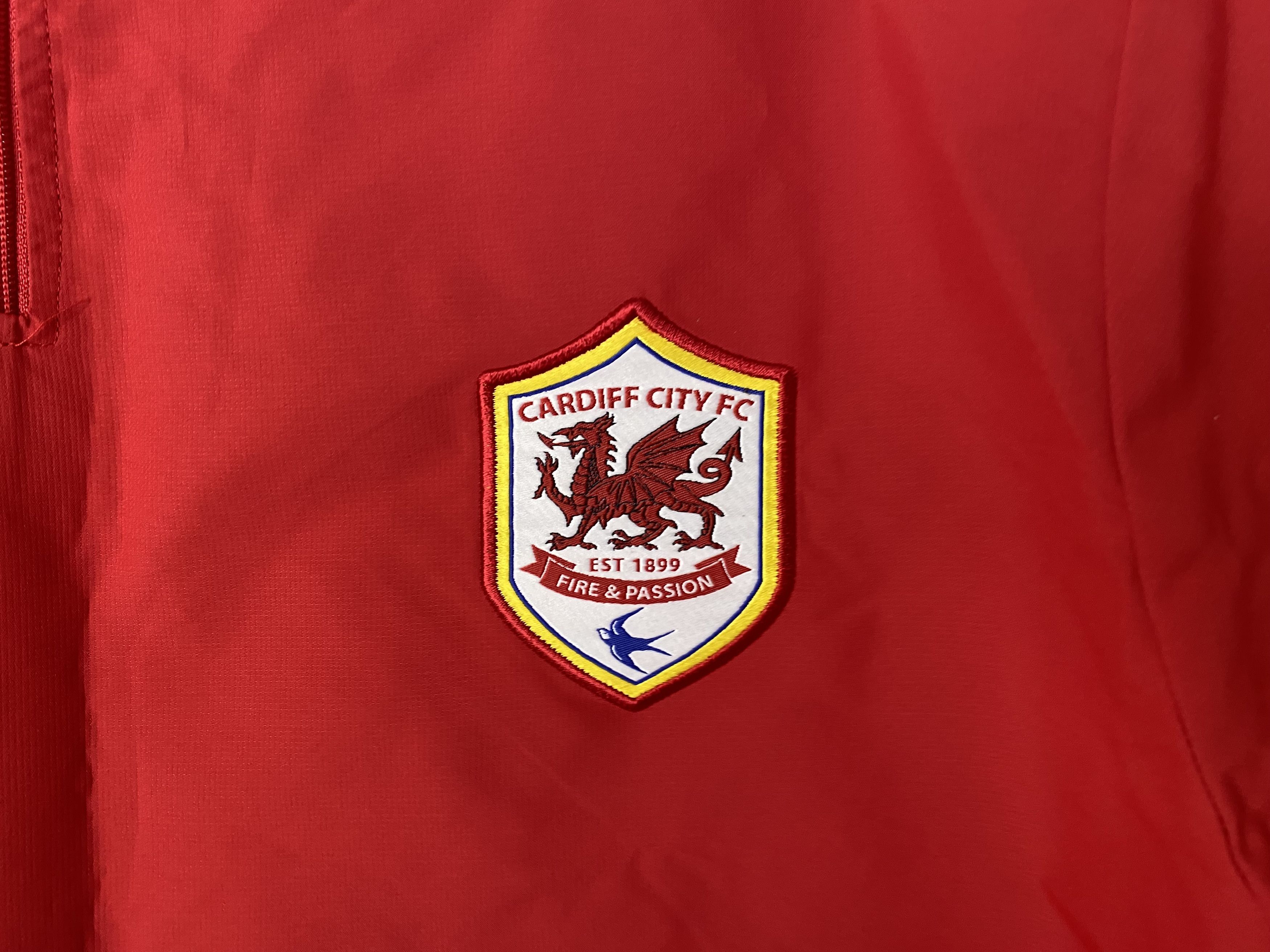 Adidas CARDIFF CITY 2014 2015 TRAINING FOOTBALL SHIRT SOCCER JERSEY Size US L / EU 52-54 / 3 - 3 Thumbnail