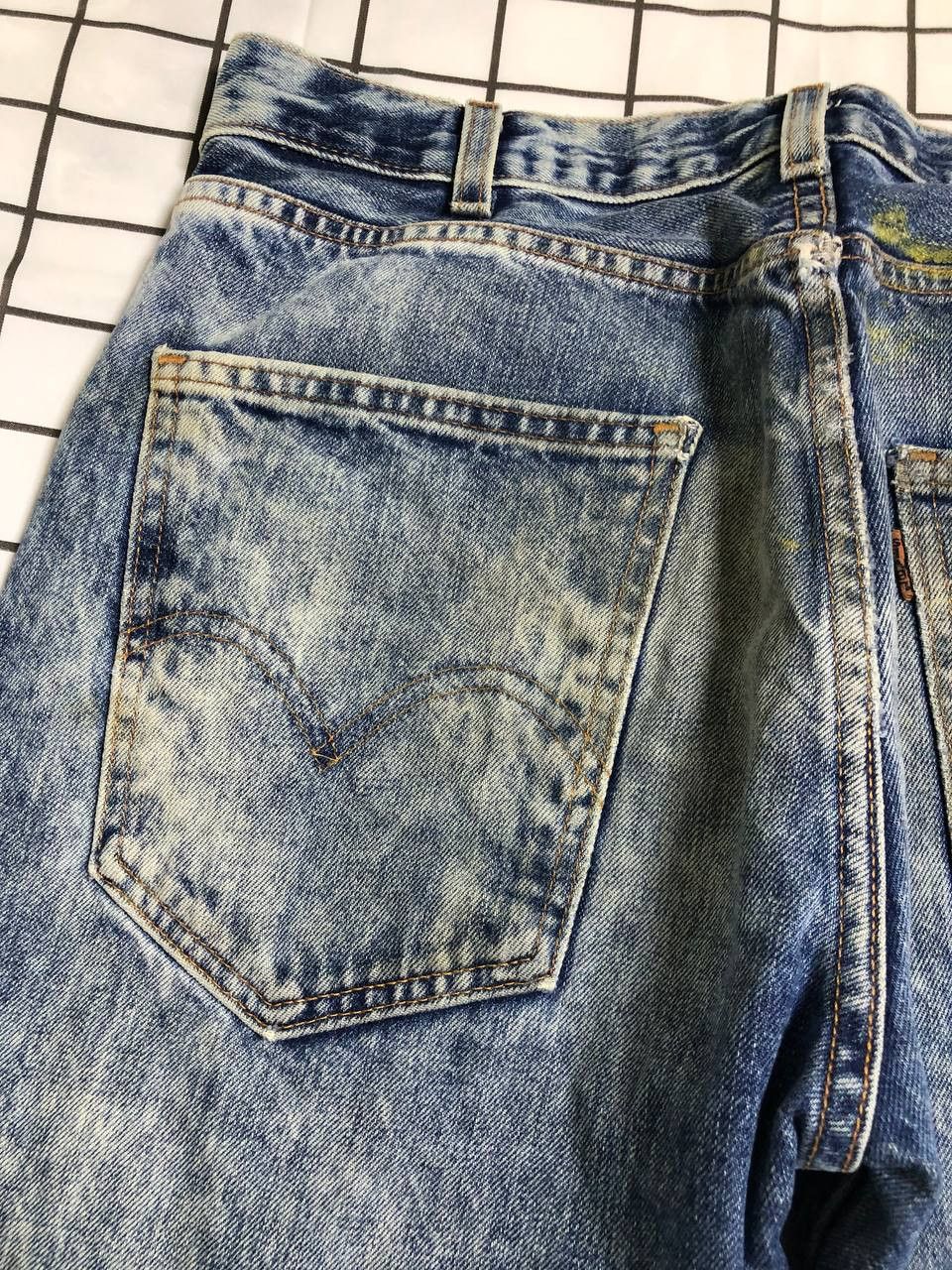 Levi's Vintage 90s Orange Tab Levi’s Jeans 505 Blue Distressed Size US 32 / EU 48 - 19 Thumbnail