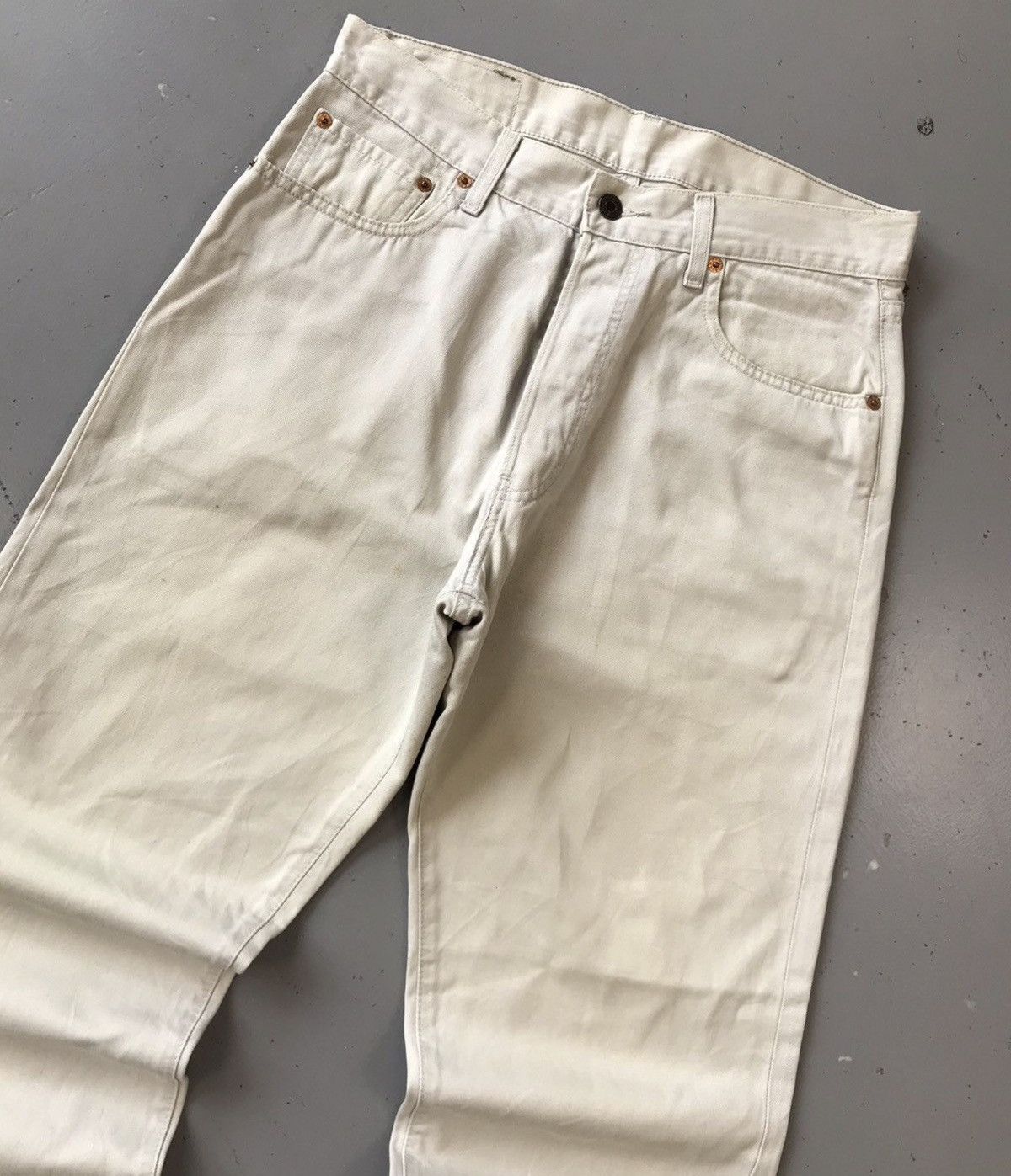 Levi's Vintage levis white tab off white denim Size US 32 / EU 48 - 3 Thumbnail