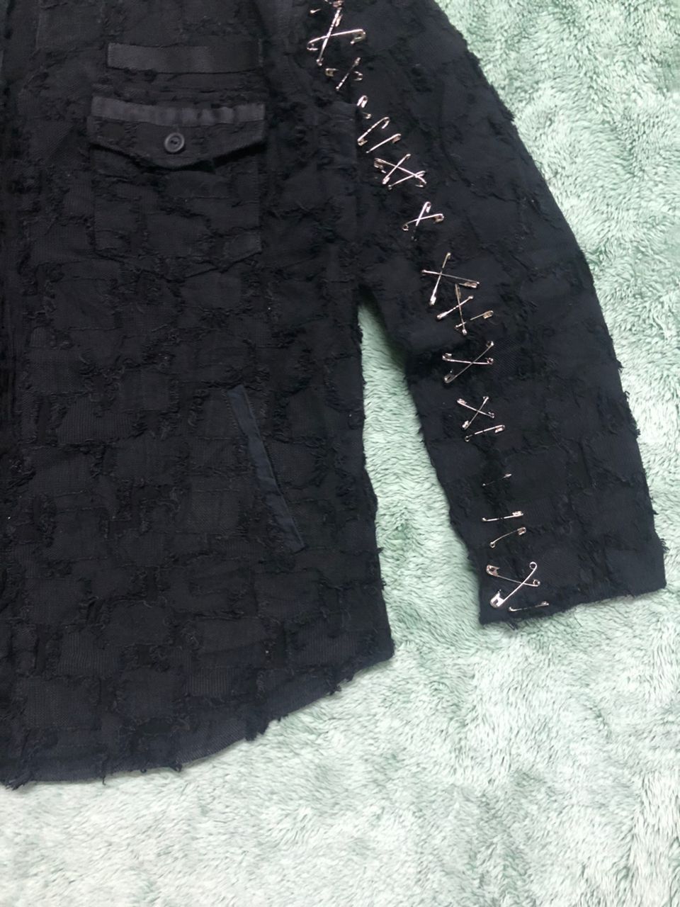 Japanese Brand AZUMA ANTI CRAFT PATCHWORK DESIGN CUSTOM PIN GOTHIC STYLE Size US M / EU 48-50 / 2 - 6 Thumbnail