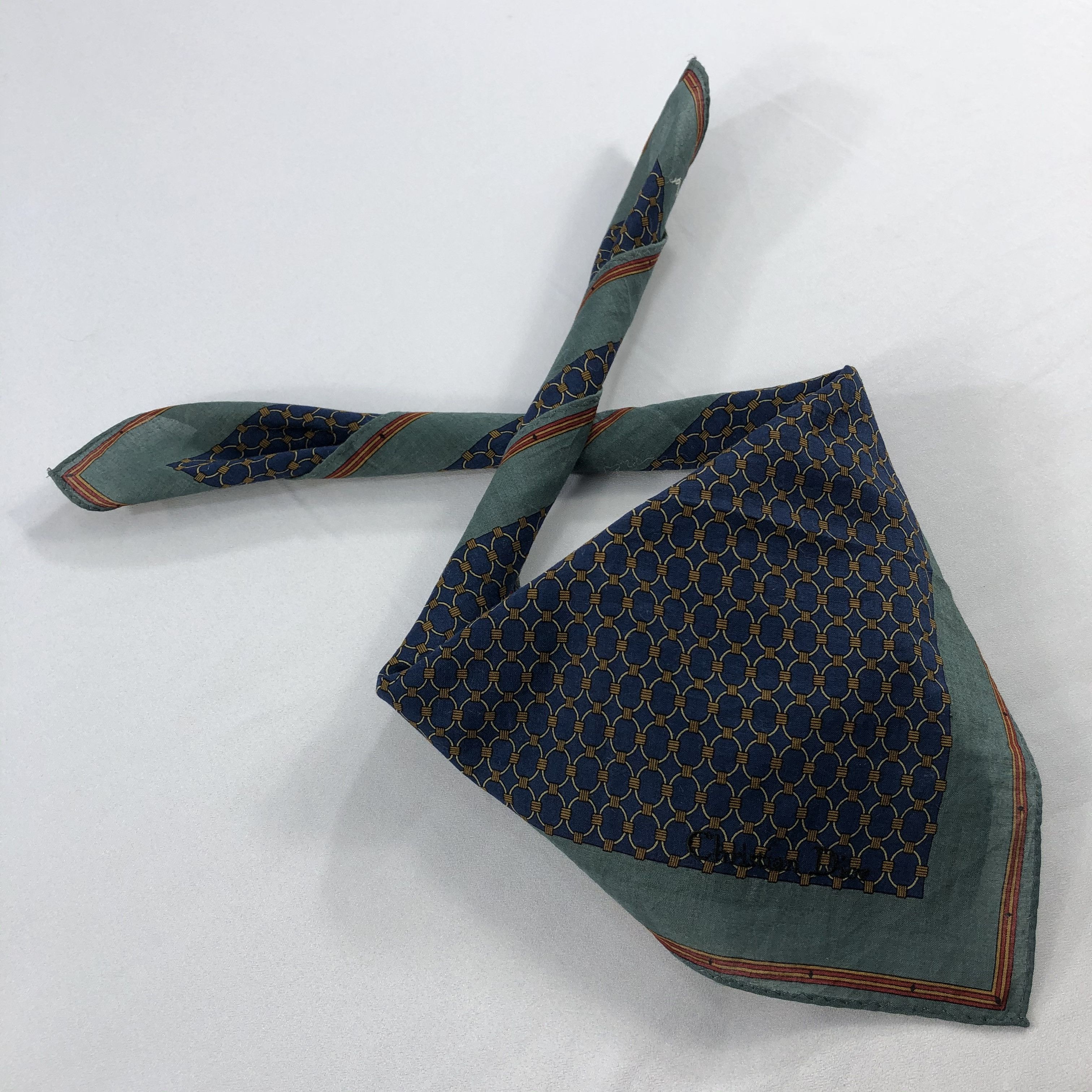 Vintage Christian Dior Neckerchief / Bandana / Handkerchief Size ONE SIZE - 2 Thumbnail