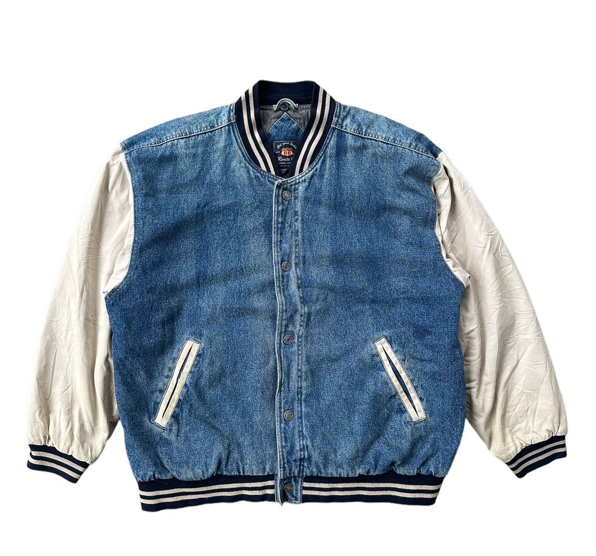 Vintage Route 66 snap button bomber jacket Size US L / EU 52-54 / 3 - 1 Thumbnail