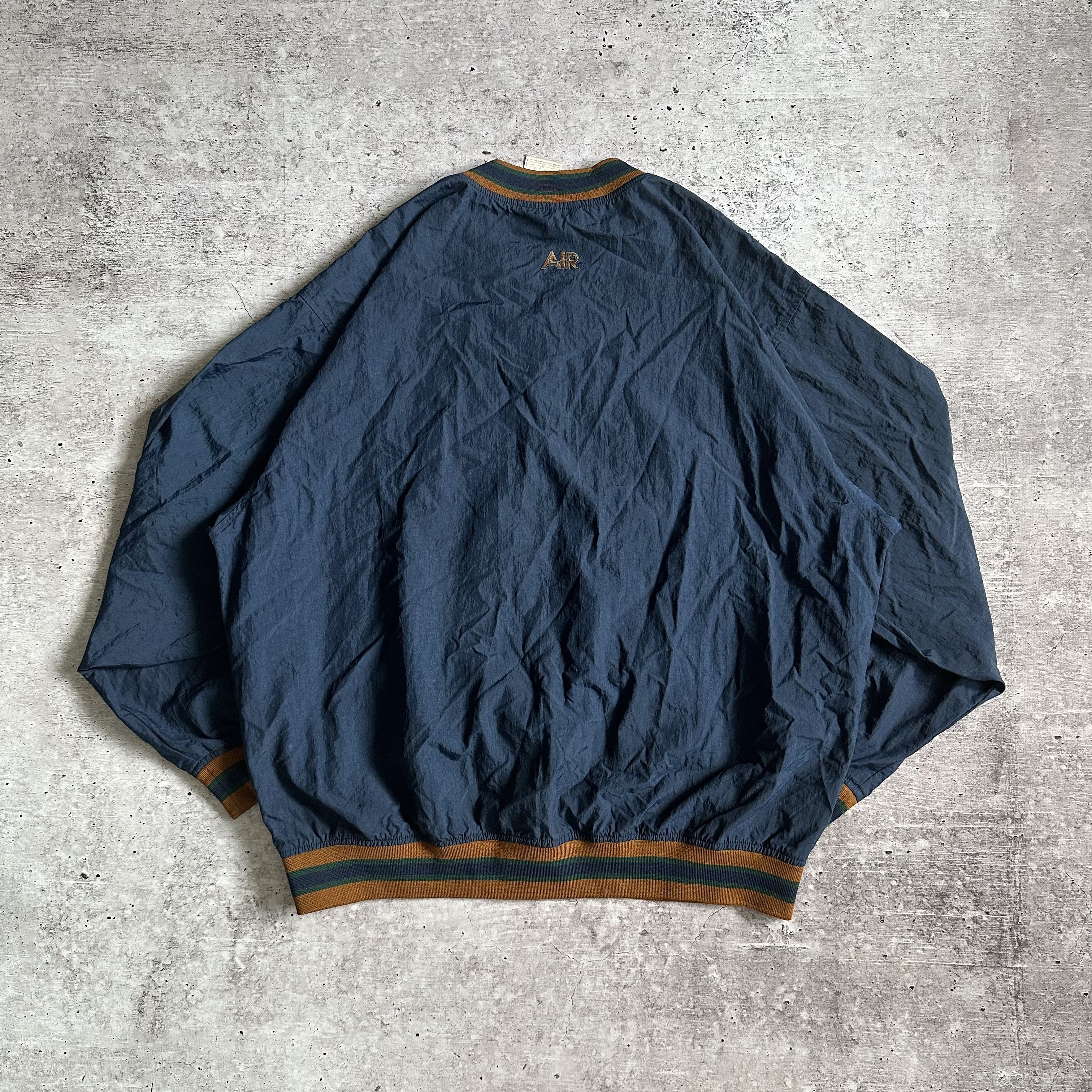 Nike NIKE VINTAGE Y2K BIG BROWN SWOOSH LOGO NYLON SWEATSHIRT Size US XL / EU 56 / 4 - 5 Thumbnail