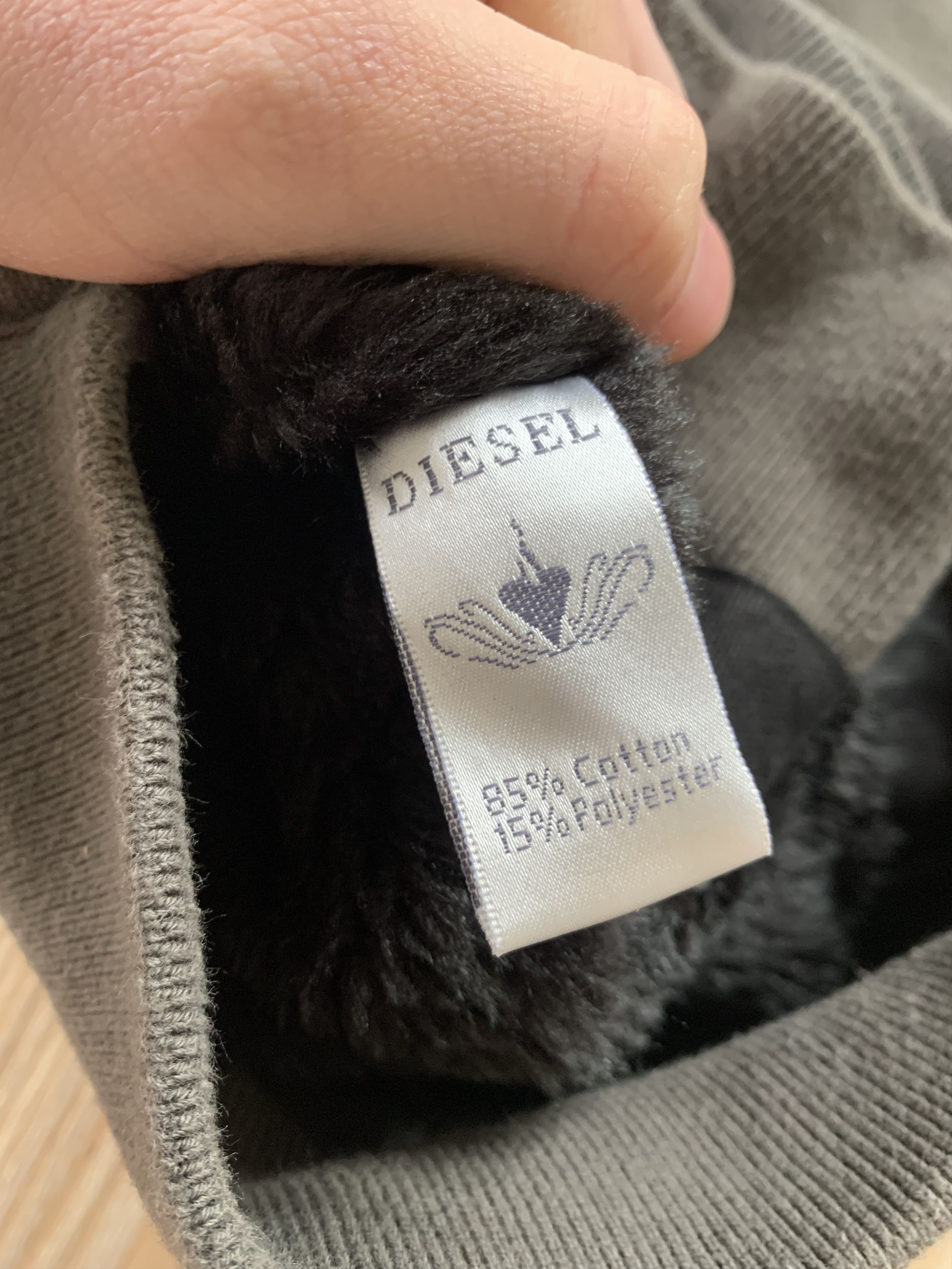 Diesel × Vintage Vintage Diesel Heavy Full Zip Hoodie Size L / US 10 / IT 46 - 7 Thumbnail
