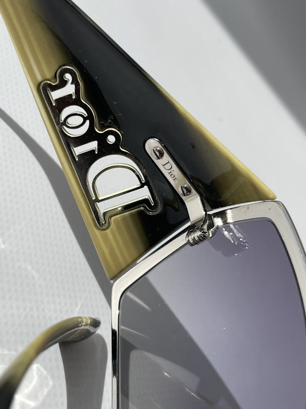 Dior Vintage Dior Galliano Gaucho Oversized Bike Mask Sunglasses Size ONE SIZE - 10 Thumbnail