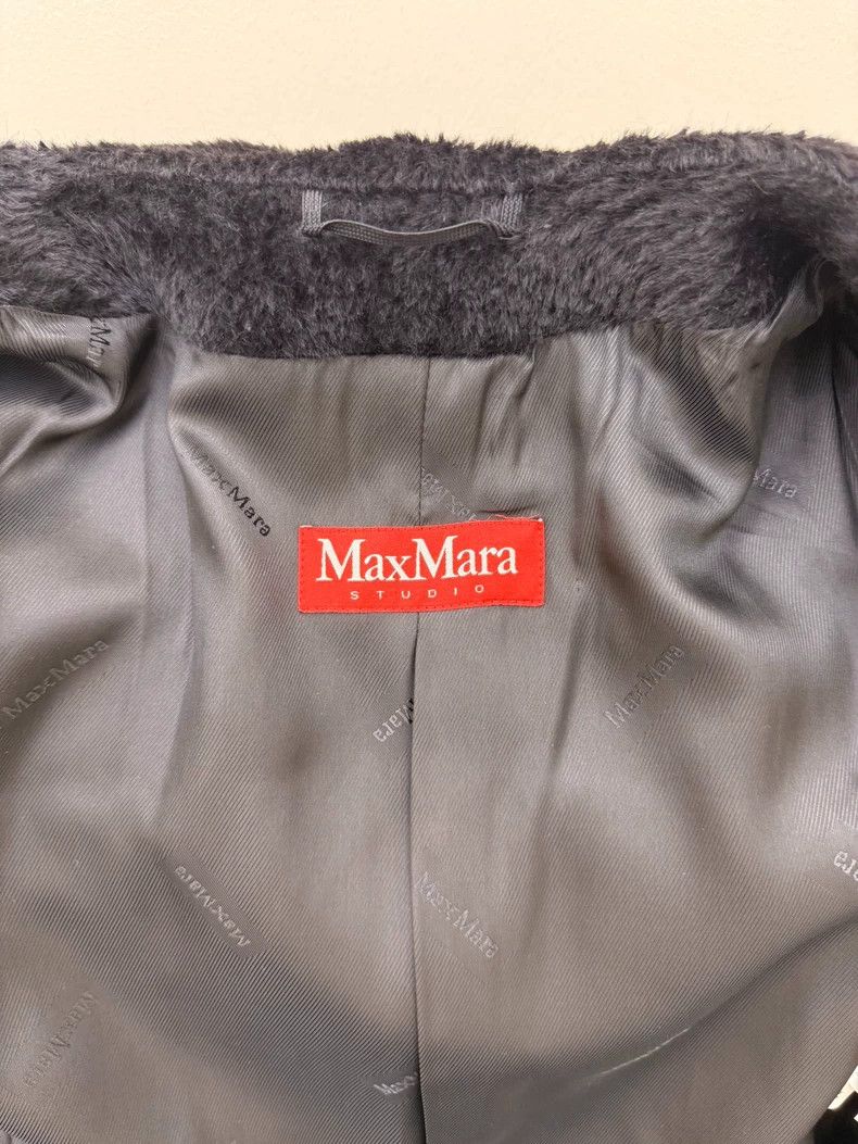 Max Mara Max Mara Hooded wool coat with large fur collar Size S / US 4 / IT 40 - 8 Thumbnail