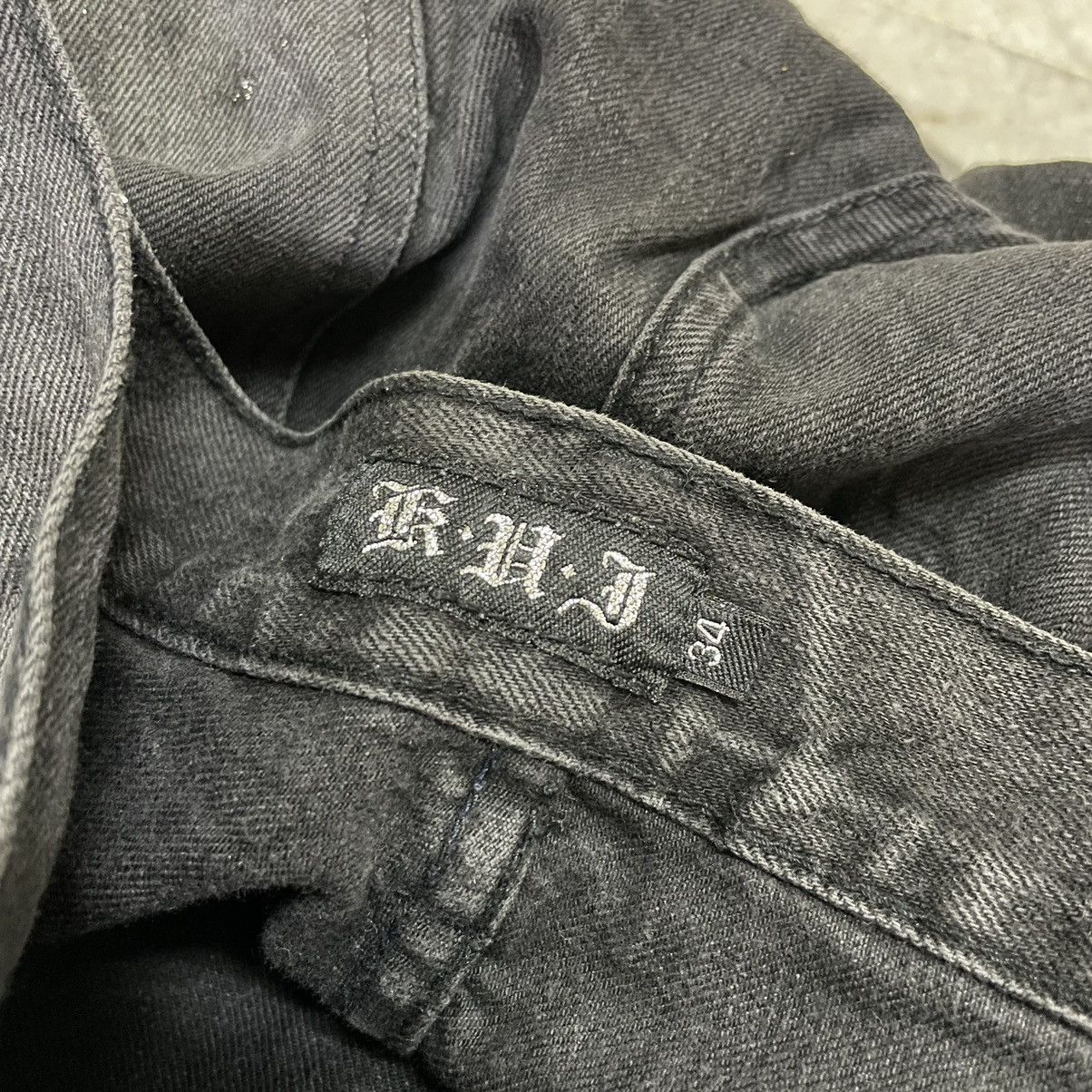 If Six Was Nine Vintage Y2K Flared Rare Faded Splatter Paint Design Size US 28 / EU 44 - 13 Thumbnail