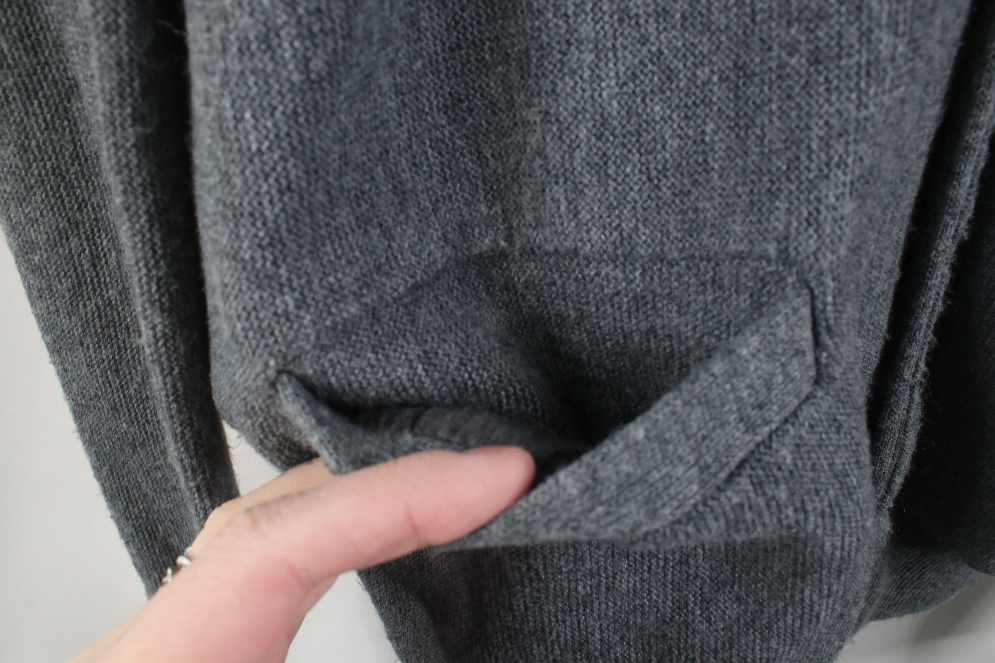 Vintage Vintage 70s Streetwear Kurt Cobain Cardigan Sweater Gray USA Size US XL / EU 56 / 4 - 5 Thumbnail