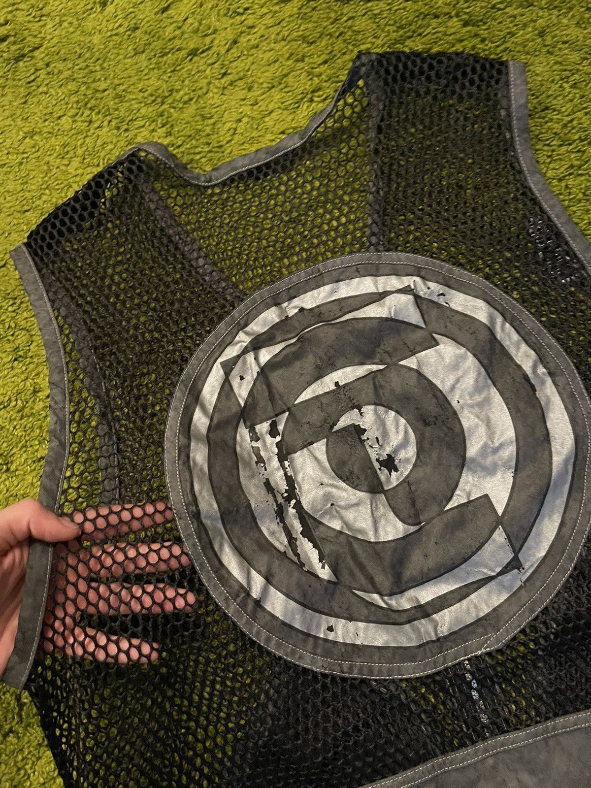 Designer Avant garde vintage U2K mesh vest gilet Tokka Tribe Size US M / EU 48-50 / 2 - 9 Thumbnail