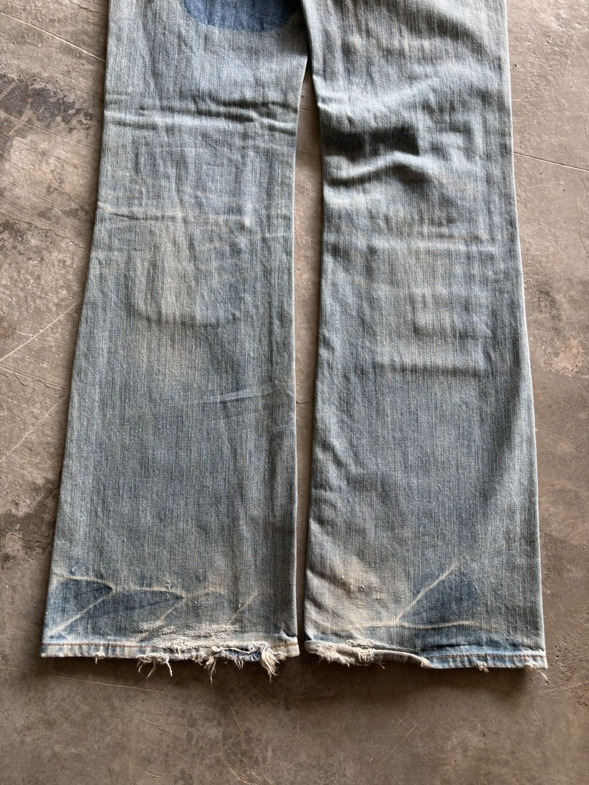 If Six Was Nine distressed flare patchwork bonds & peace japanese punk Size US 34 / EU 50 - 16 Thumbnail