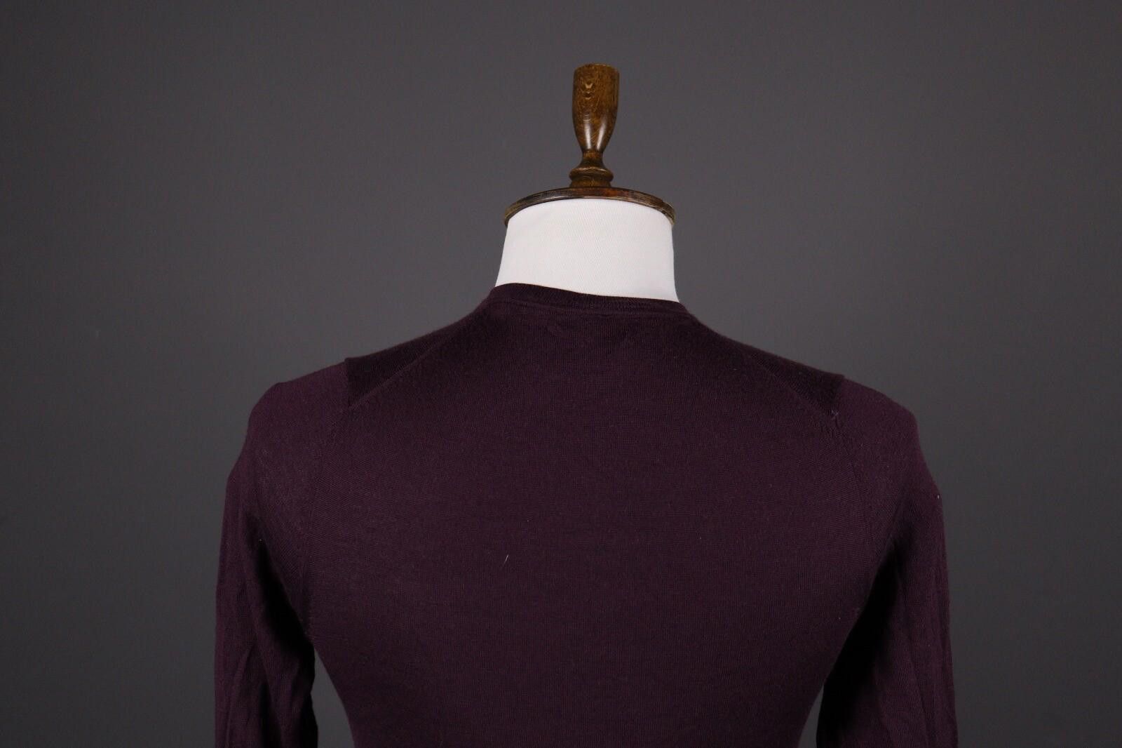 Lindbergh Lindbergh Black Label Burdungly Men's Wool V-Neck Sweater S Size US S / EU 44-46 / 1 - 6 Thumbnail