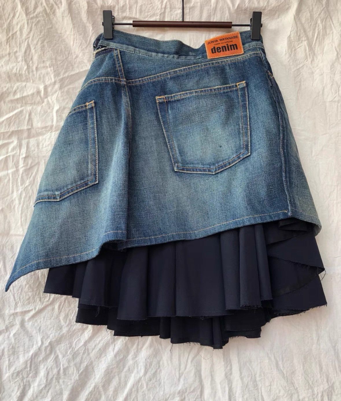 Junya Watanabe Junya Watanabe Denim Skirt Size 27" / US 4 / IT 40 - 2 Thumbnail