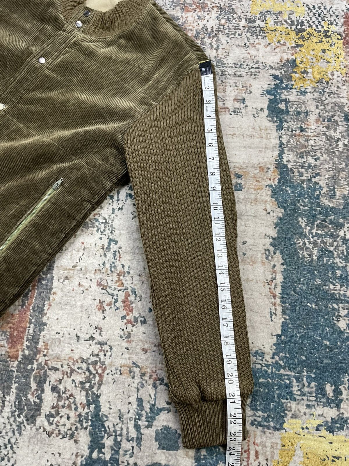 Japanese Brand D’Urban Corduroy Ribbed Knit Sleeve Button Closure Jacket Size US M / EU 48-50 / 2 - 10 Thumbnail