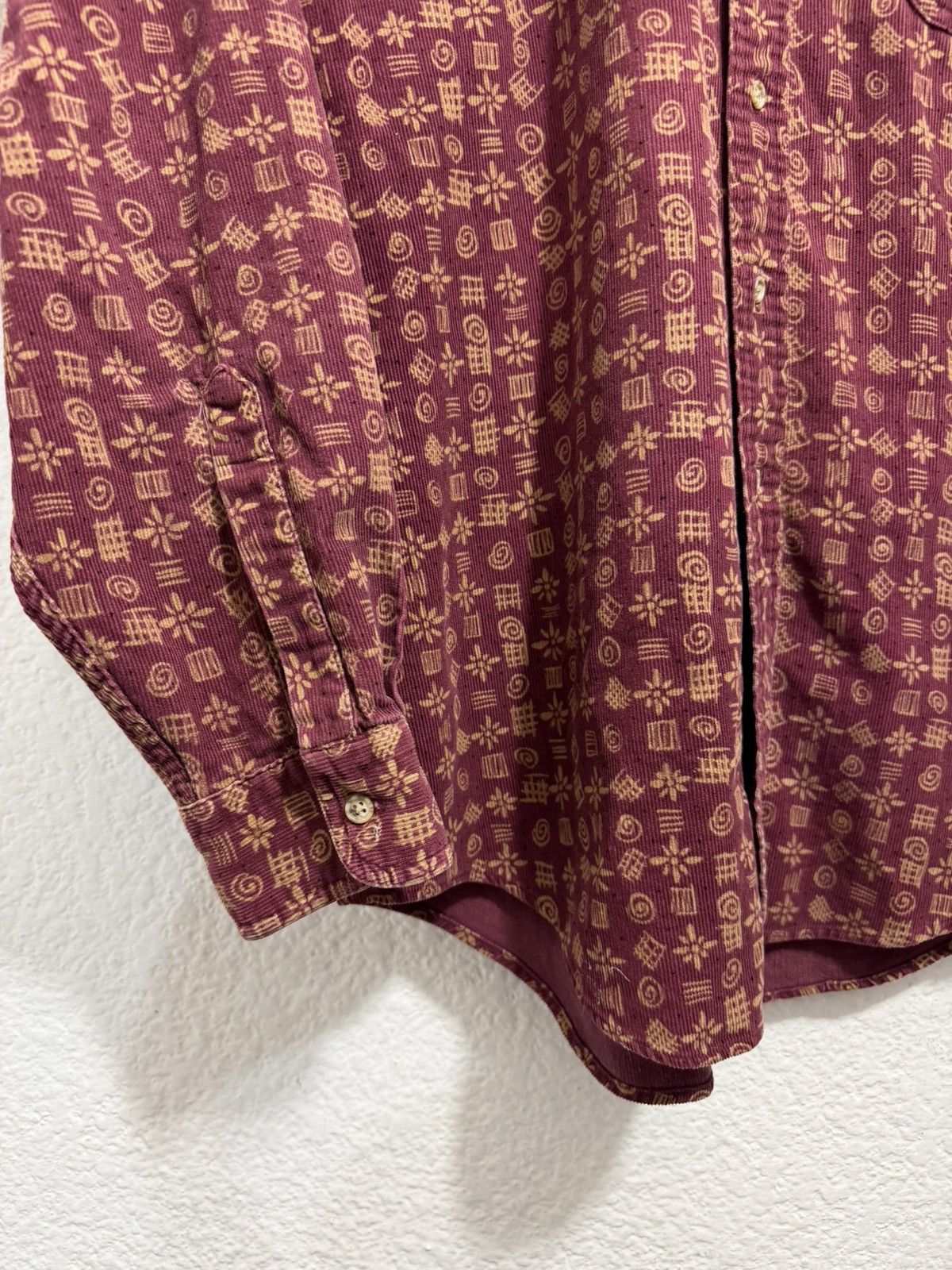 L.L. Bean LL BEAN CORDUROY BUTTON UP T SHIRT 1980’s Size US M / EU 48-50 / 2 - 3 Thumbnail