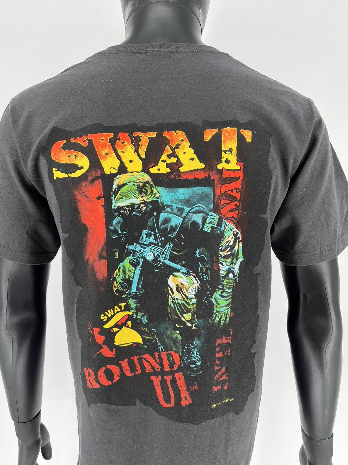 Vintage Vintage Y2K Police SWAT Movie Promo Tee Shirt Faded Size US M / EU 48-50 / 2 - 8 Thumbnail