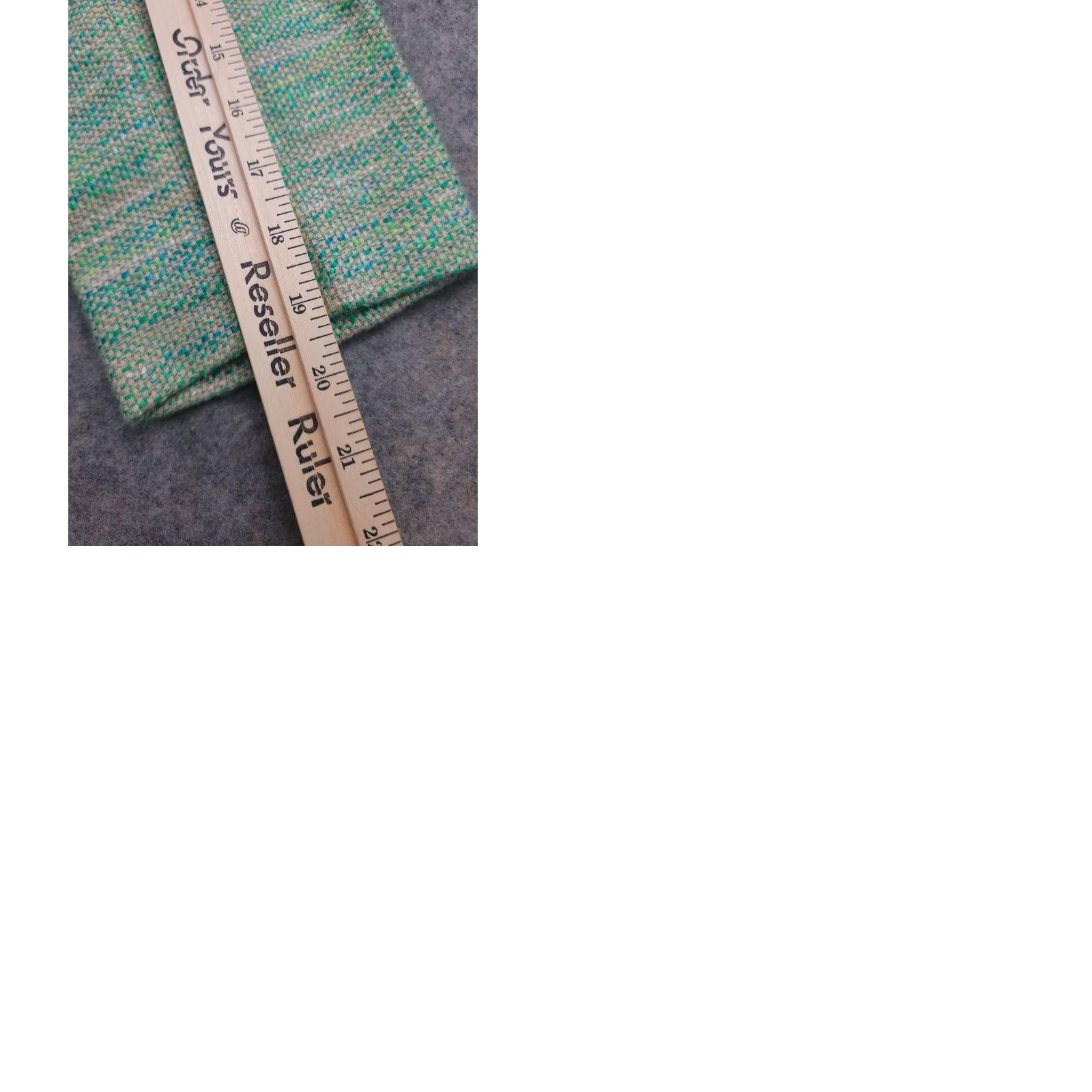 J. Jill J Jill Jacket Womens Small Green Blue Zip Front Tweed Linen Blend Pockets Modern Jacket Size S / US 4 / IT 40 - 10 Thumbnail