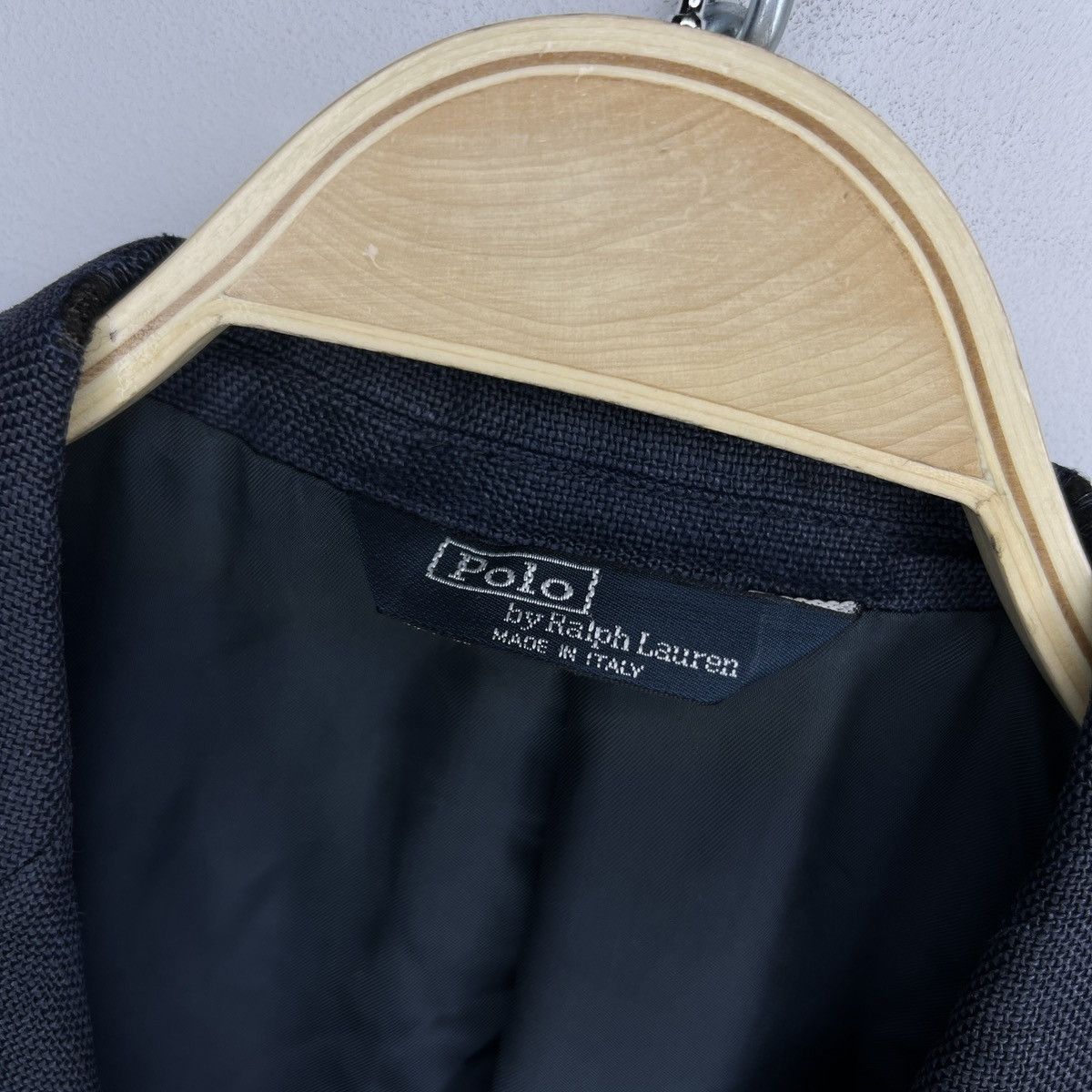 Polo Ralph Lauren × Ralph Lauren Vintage 90s Polo Ralph Lauren Wool/Linen Blazer 42R Size 42R - 5 Thumbnail