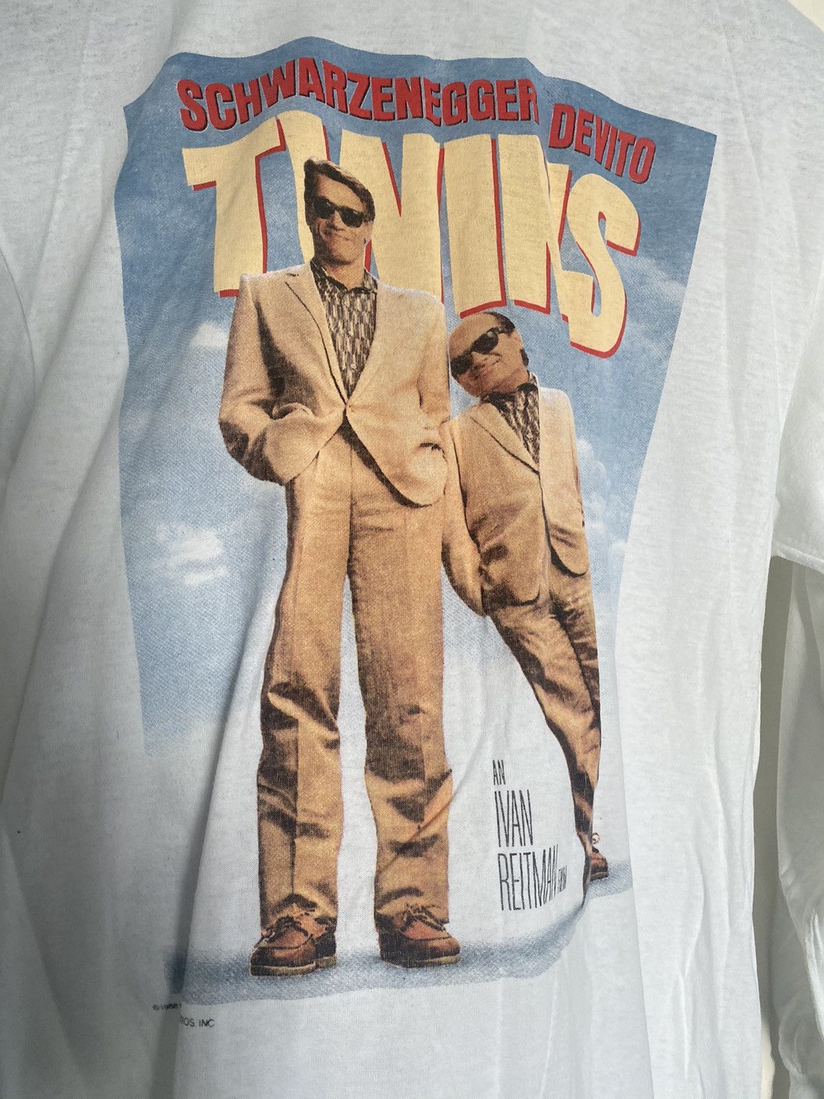 Vintage Very Rare Twins Movie Promo Vintage T Shirt Size US L / EU 52-54 / 3 - 3 Thumbnail