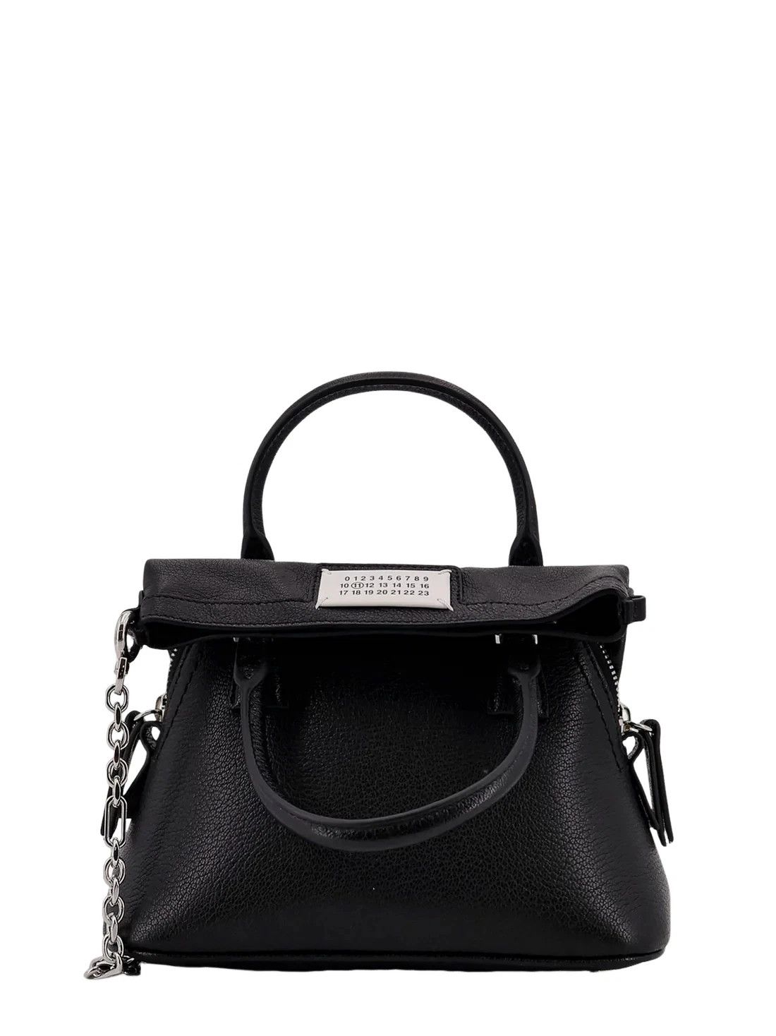 Maison Margiela Margiela 5AC Classique Micro Black Leather Top Handle Size ONE SIZE - 1 Thumbnail
